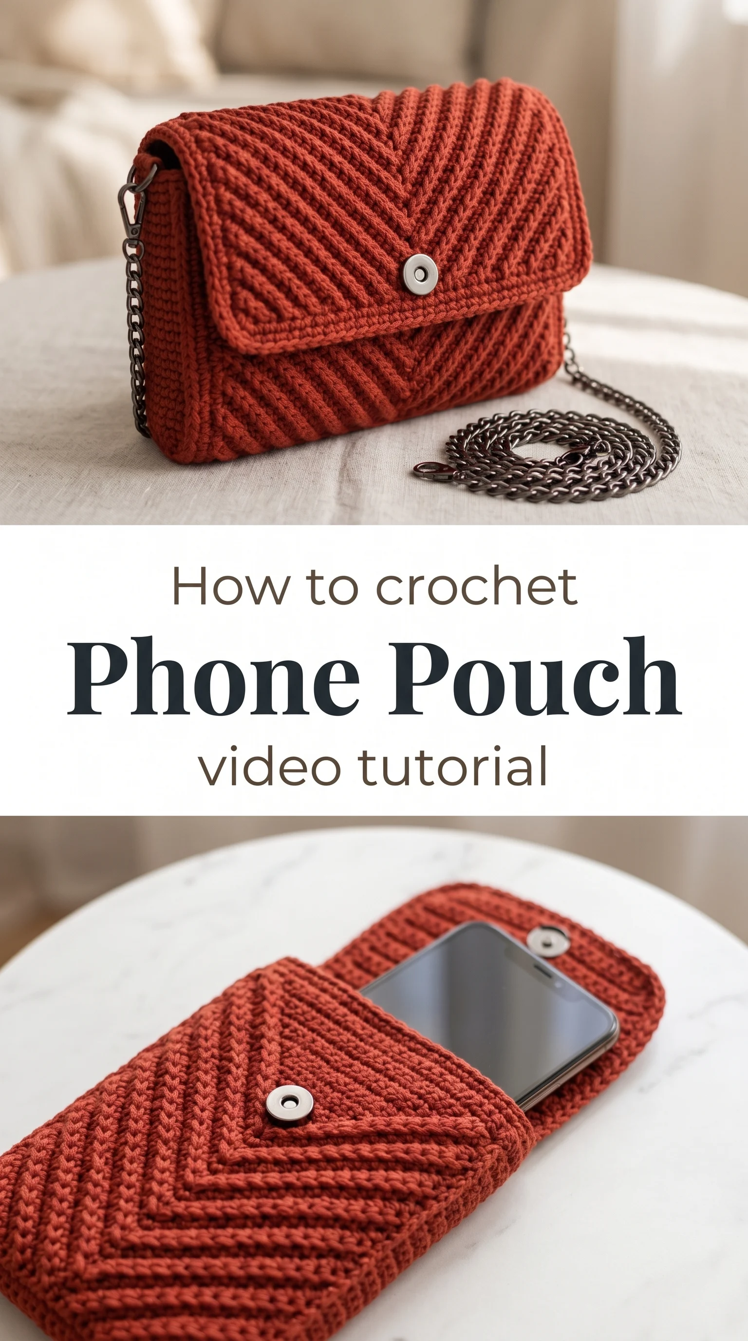 Crochet Phone Pouch: A Chic Everyday Accessory