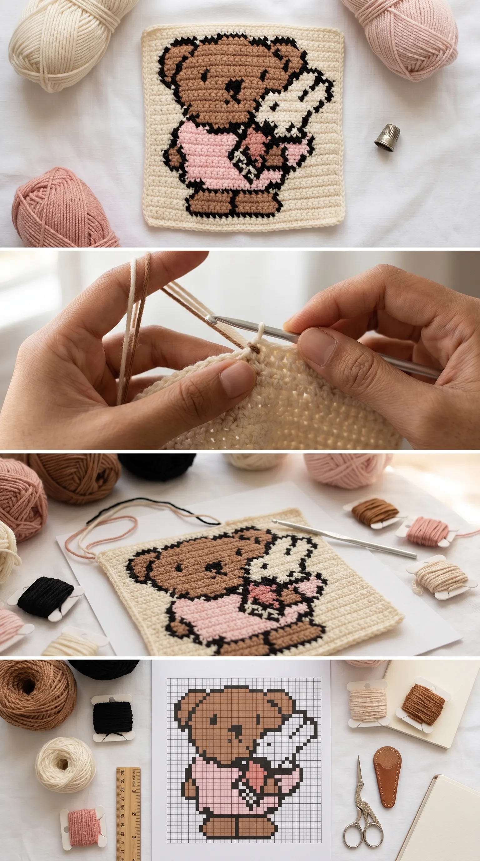 Crochet Pixel Grid Designs: A Creative and Versatile Collection pattern