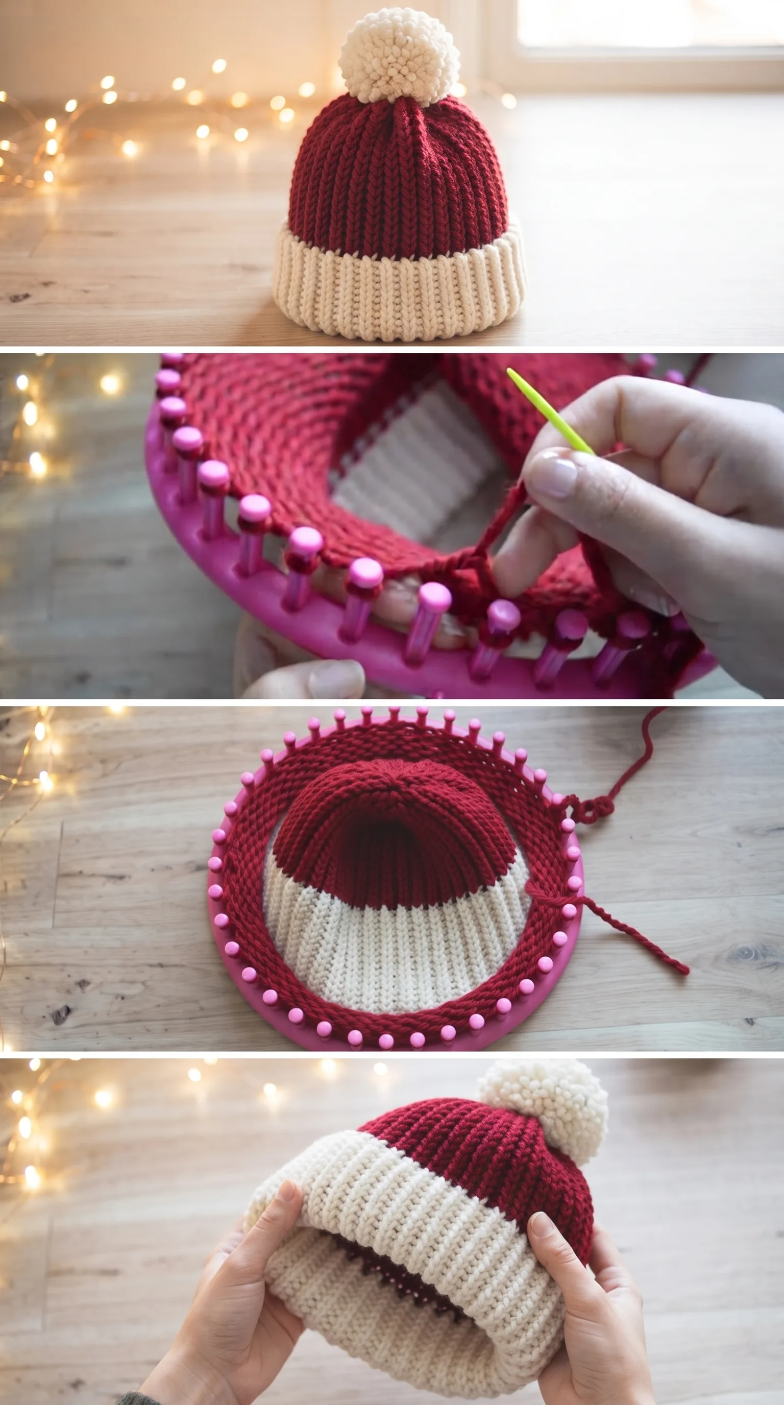 Crochet Pom Pom Beanie: A Warm Winter Essential pattern