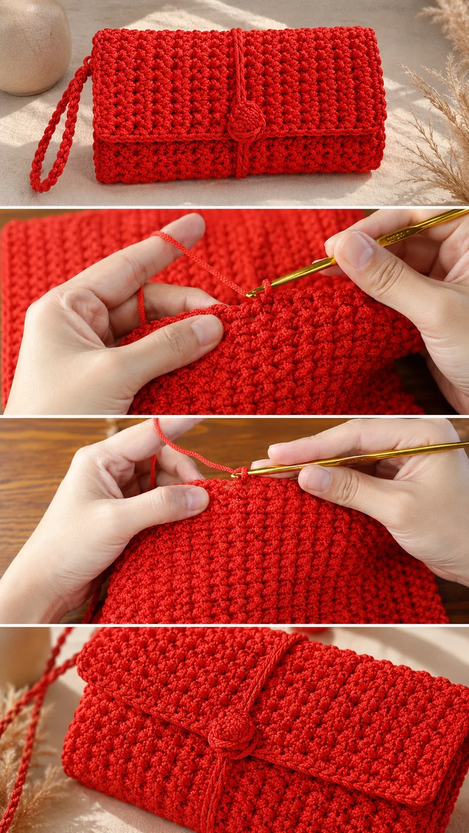 Crochet PP Rope Stitch: A Bold Textured Statement pattern