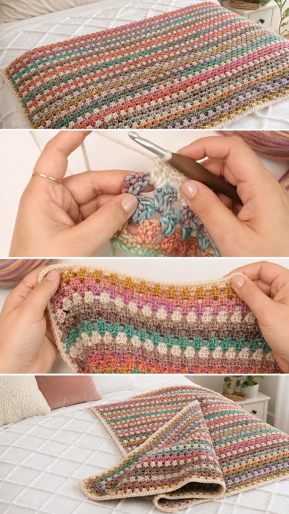 Crochet Primavera Blanket: A Vibrant Handmade Treasure pattern