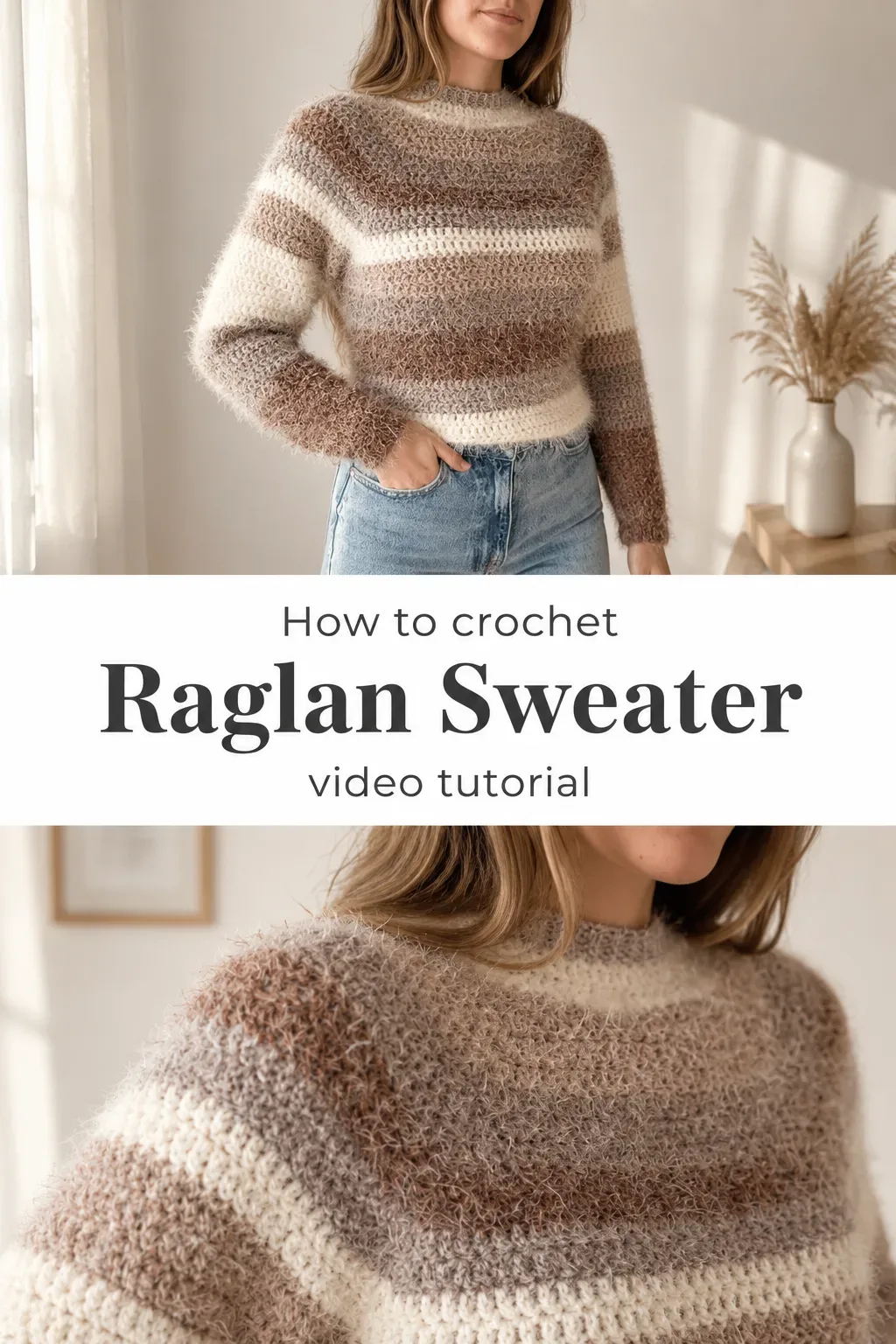 Crochet Raglan Sweater: A Cozy and Timeless Wardrobe Staple