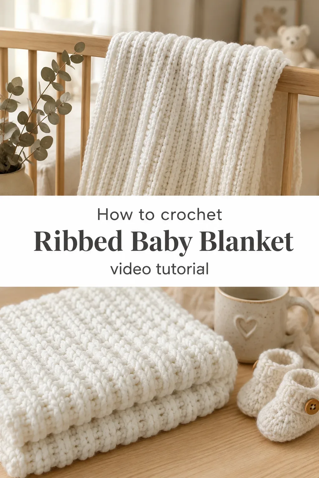 Crochet Ribbed Baby Blanket: A Soft and Timeless Treasure