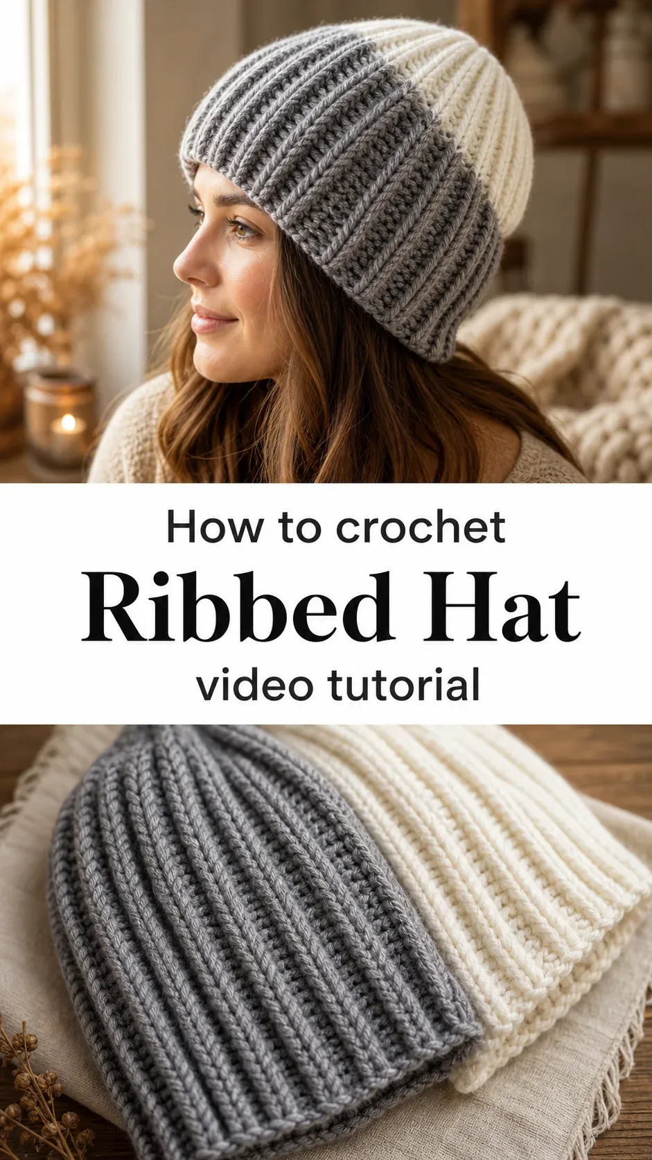 Crochet Ribbed Hat: A Timeless and Cozy Wardrobe Gem