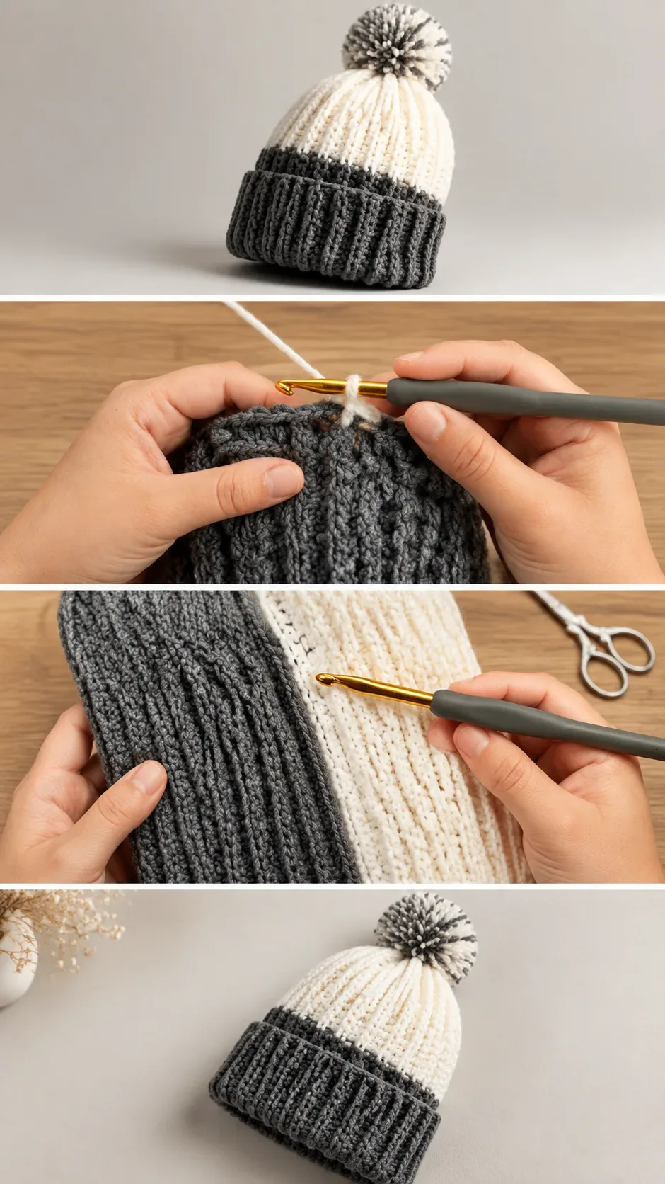 Crochet Ribbed Hat: A Timeless and Cozy Wardrobe Gem pattern