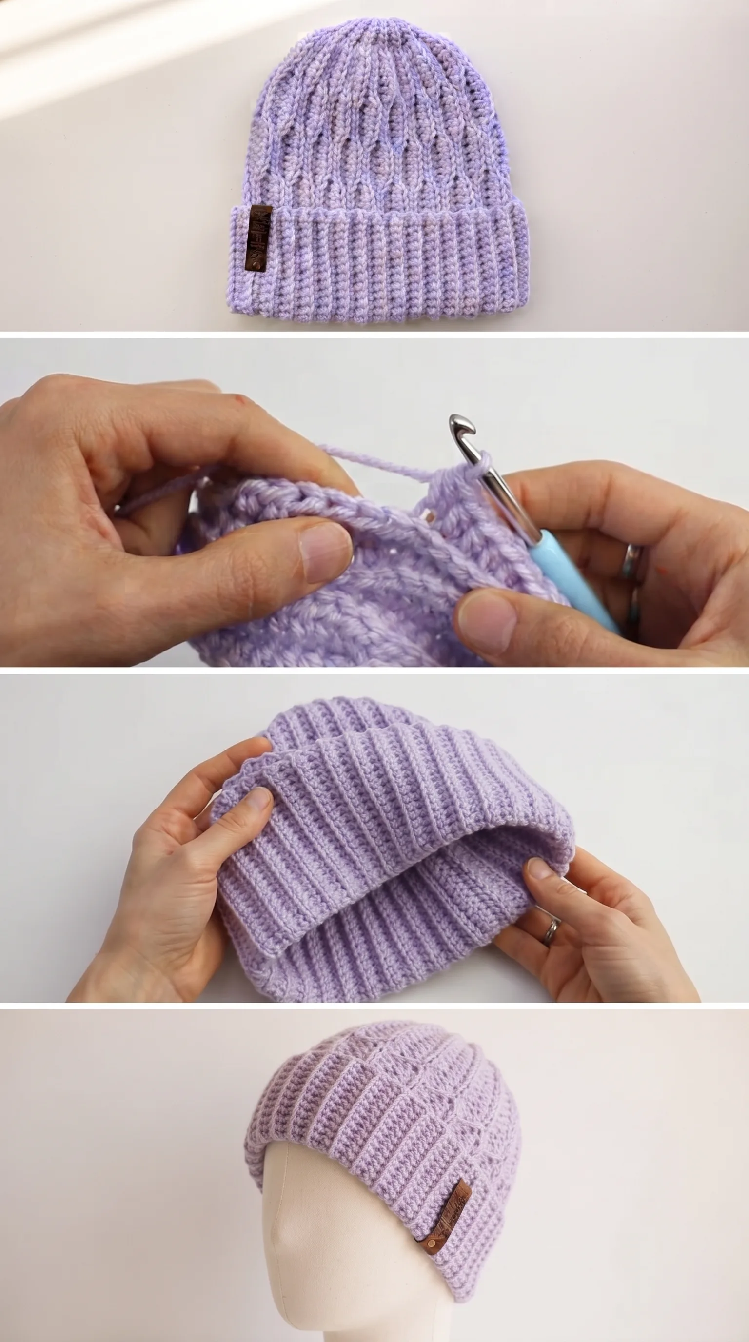 Crochet Ripple Beanie: A Textured Winter Essential pattern