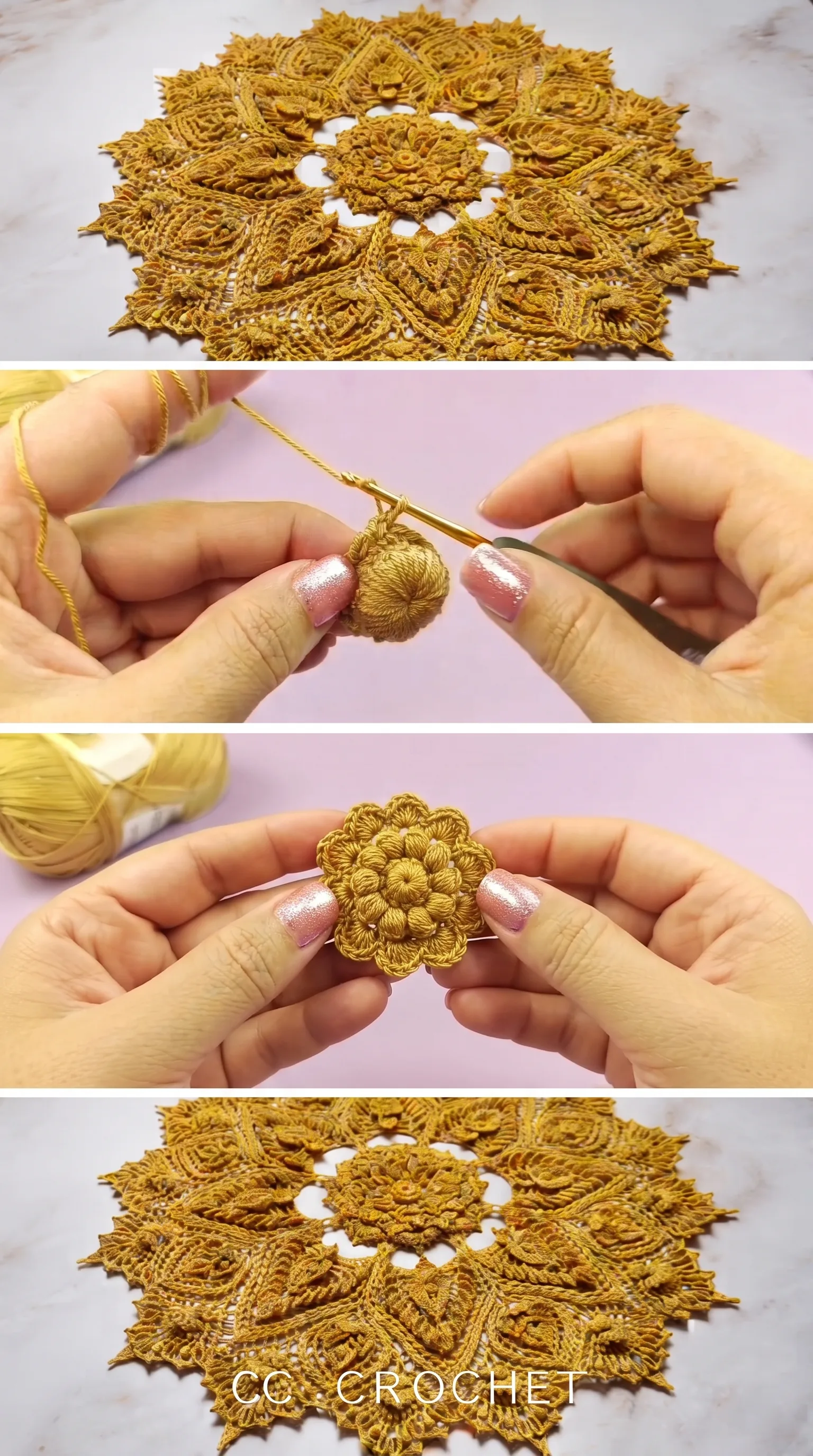 Crochet Roya Mandala: An Intricate Decorative Masterpiece pattern