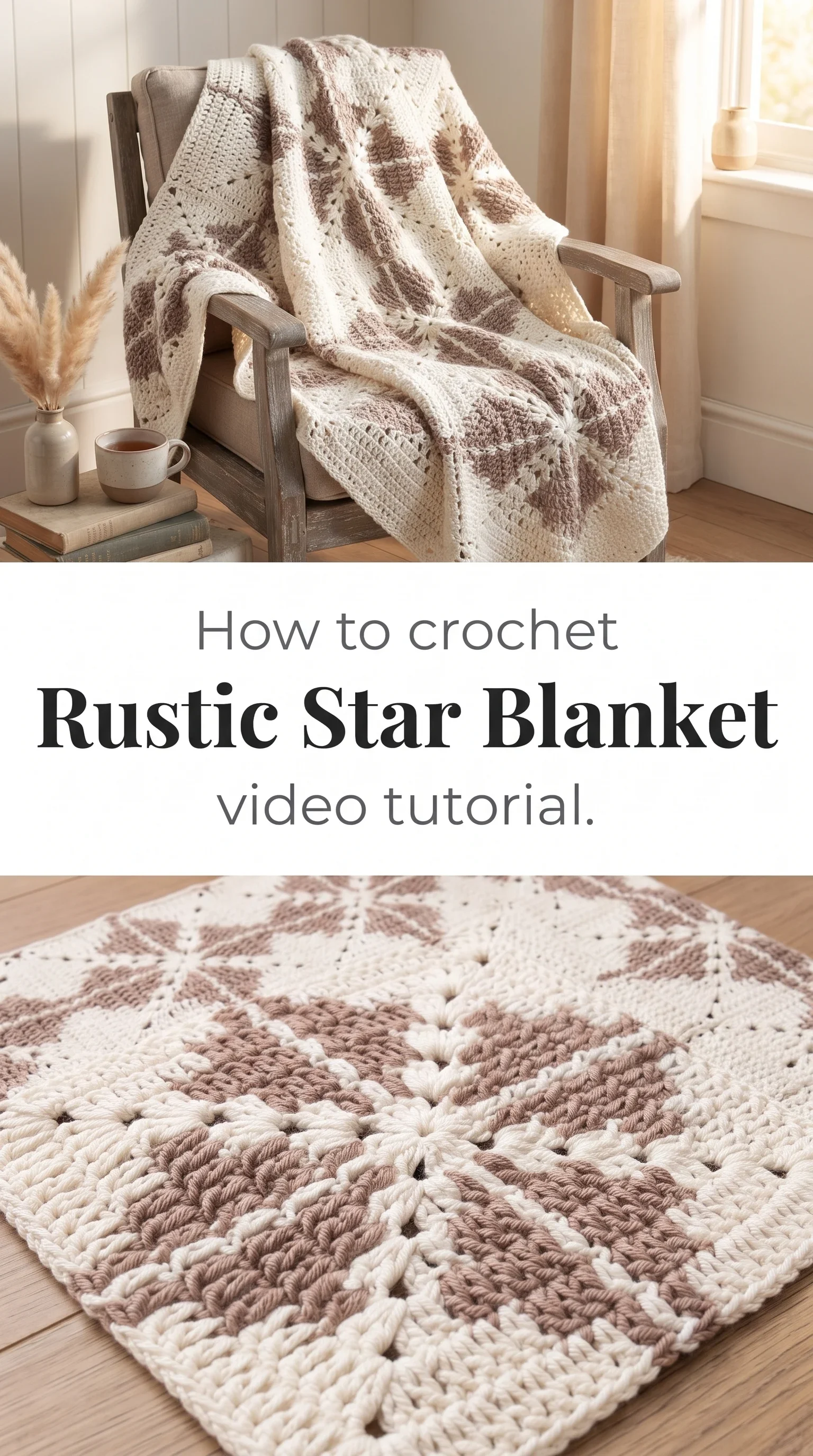 Crochet Rustic Star Blanket: A Timeless Handmade Heirloom