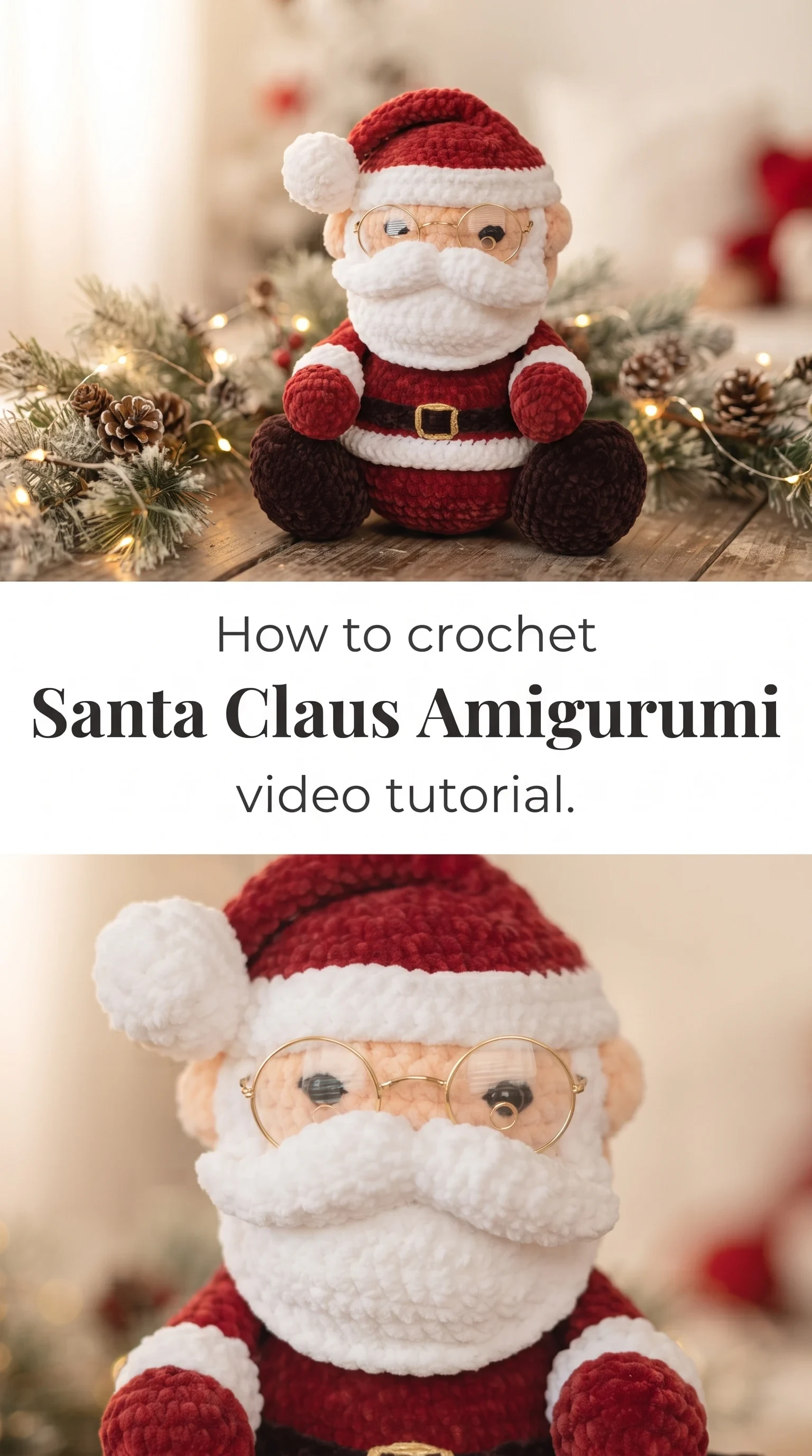 Crochet Santa Claus: A Festive Holiday Amigurumi
