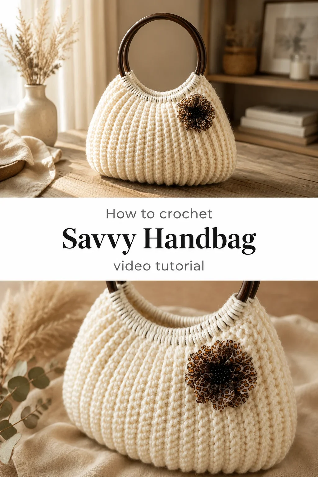 Crochet Savvy Handbag: A Chic and Timeless Accessory