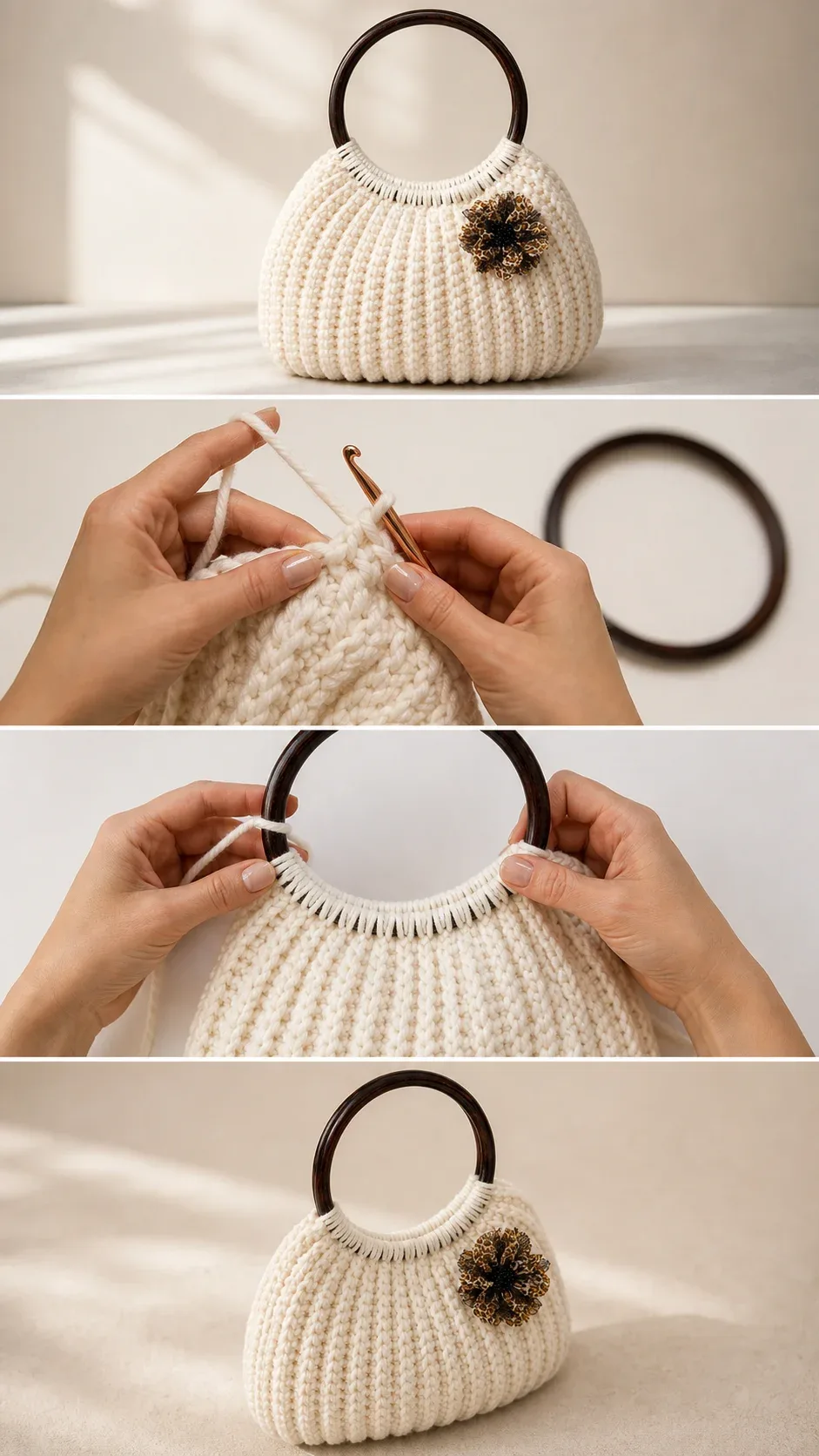 Crochet Savvy Handbag: A Chic and Timeless Accessory pattern