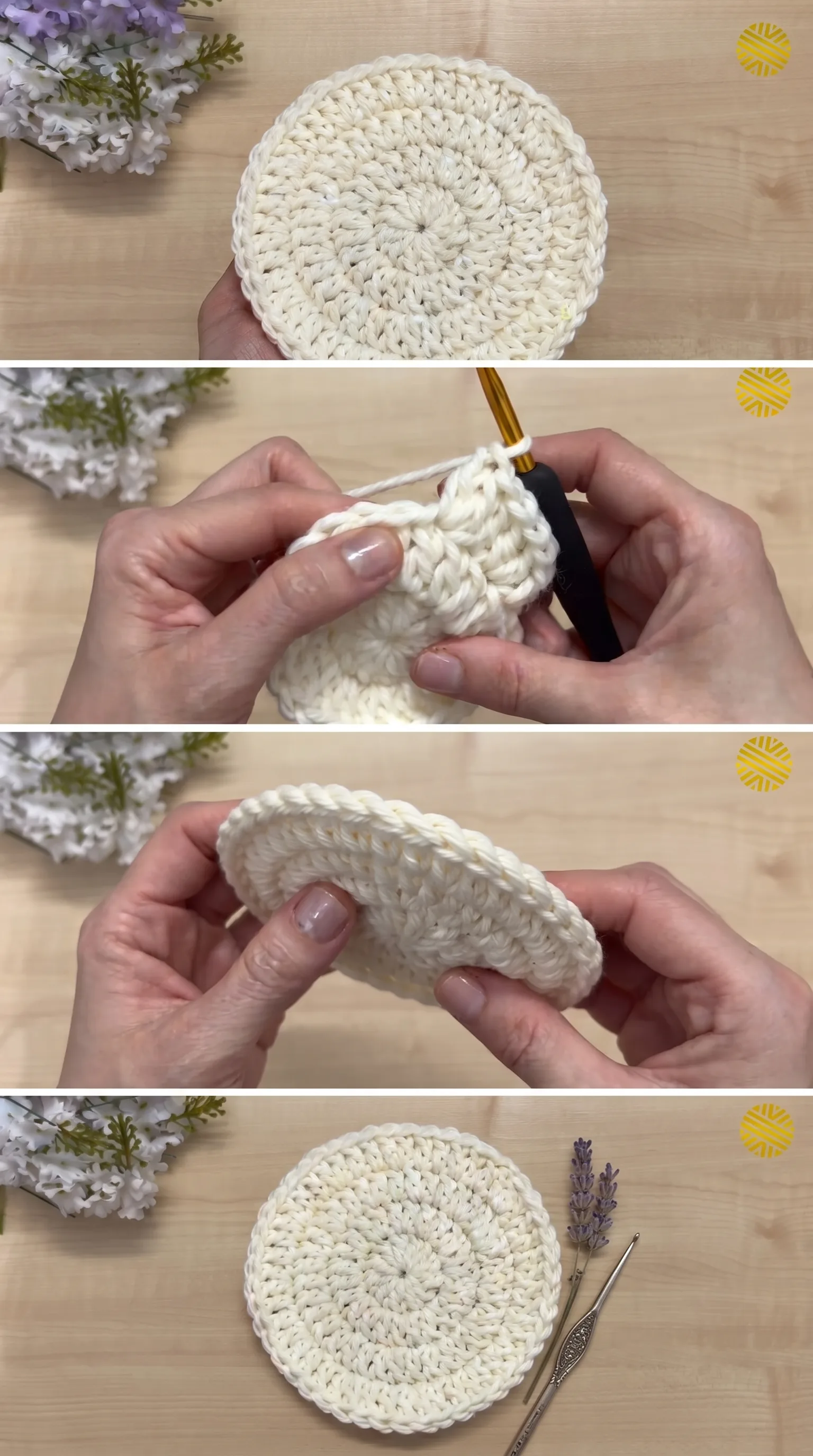 Crochet Seamless Circle: A Perfect Foundation Piece pattern