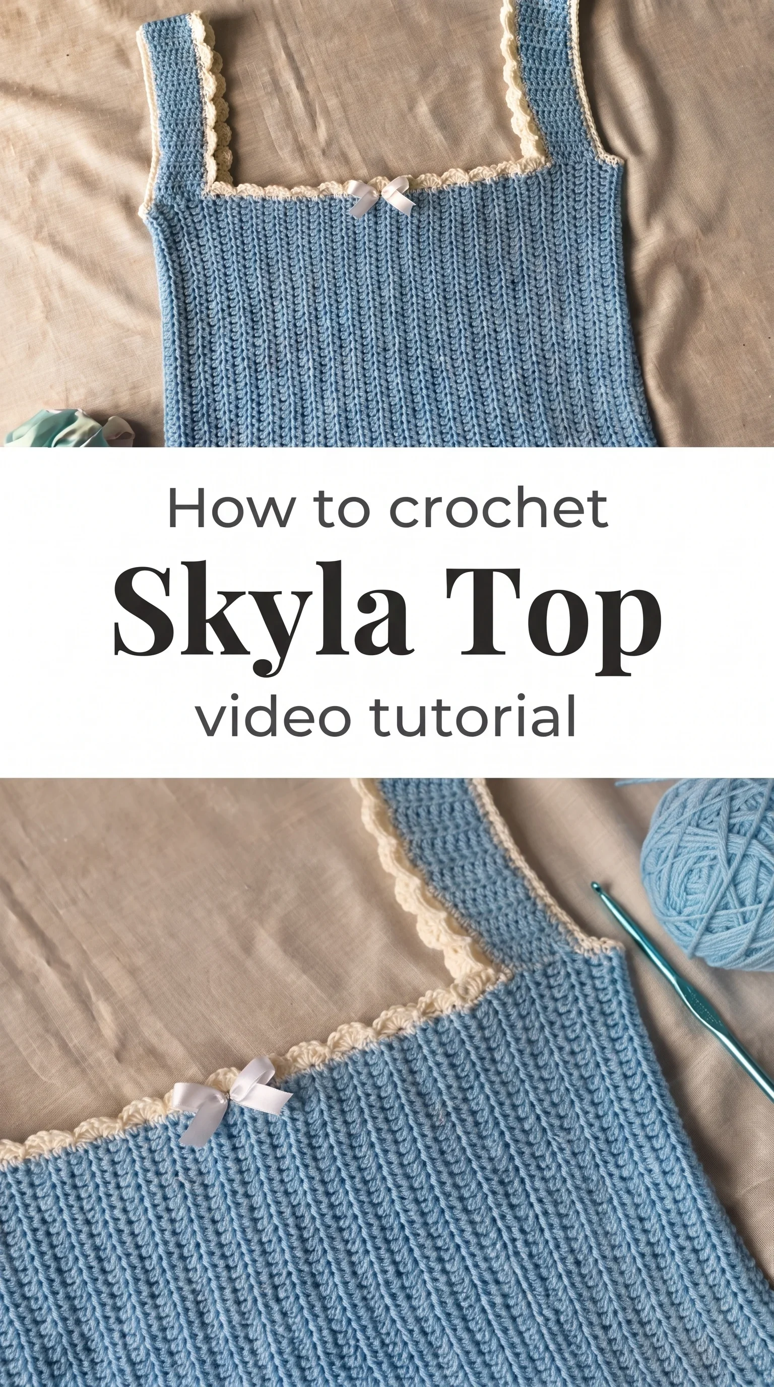 Crochet Skyla Top: A Delicate Summer Essential