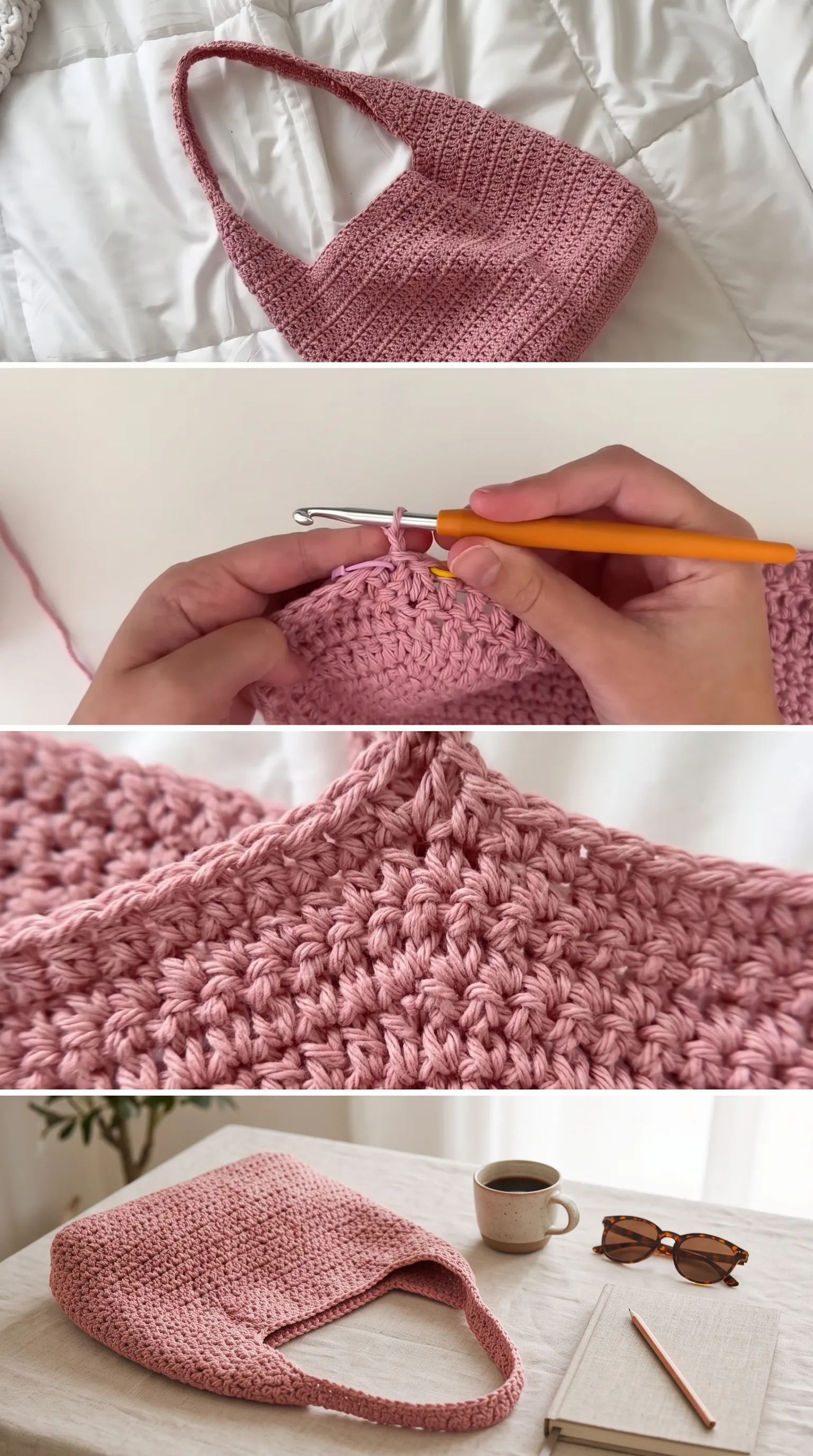 Crochet Slouchy Tote Bag: A Chic Everyday Essential pattern
