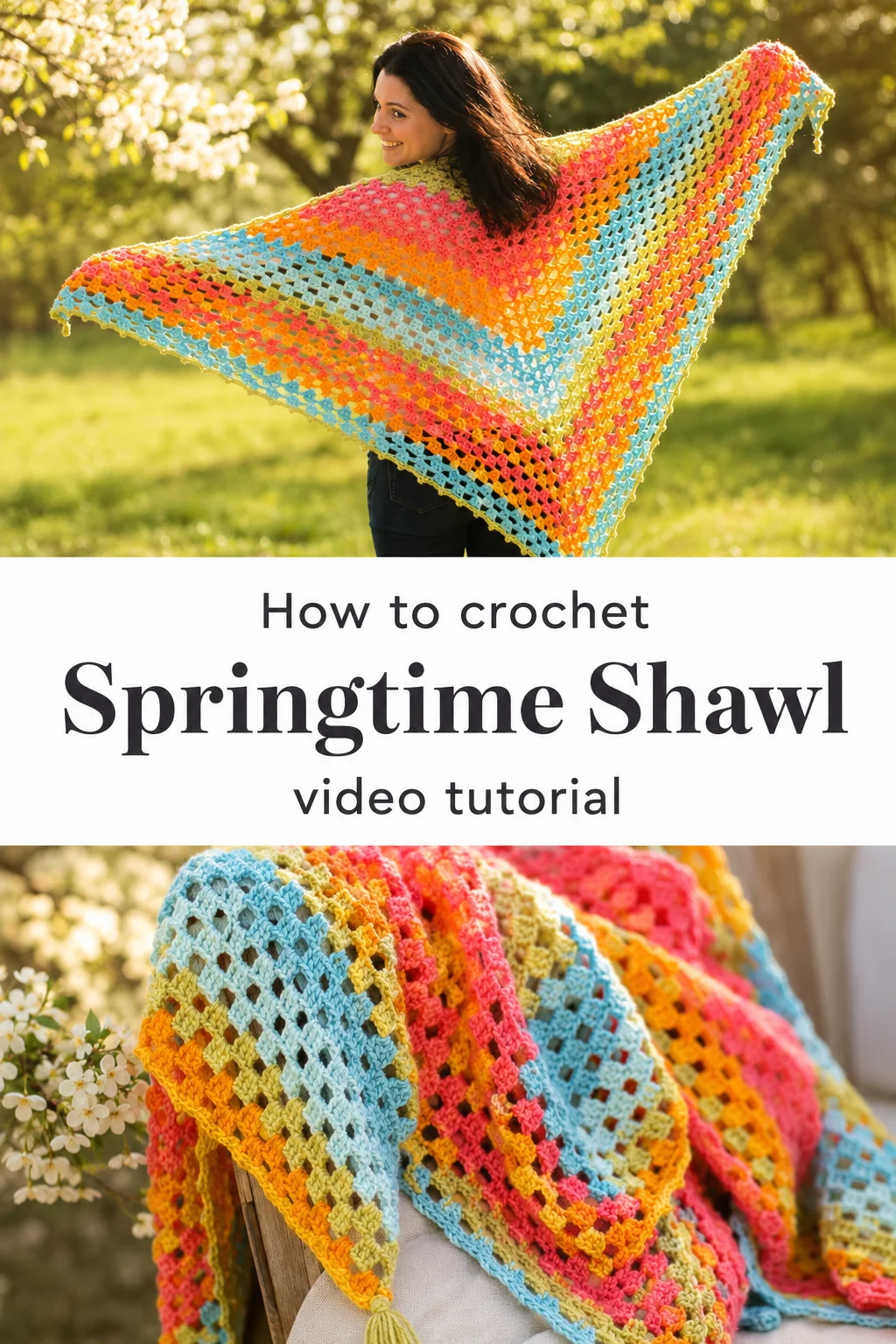 Crochet Springtime Shawl: A Vibrant Seasonal Wrap