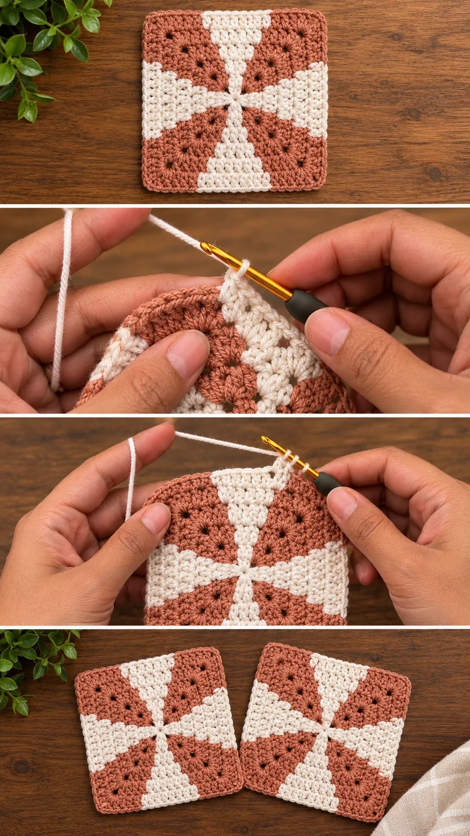 Crochet Square Motif: A Timeless and Elegant Classic pattern