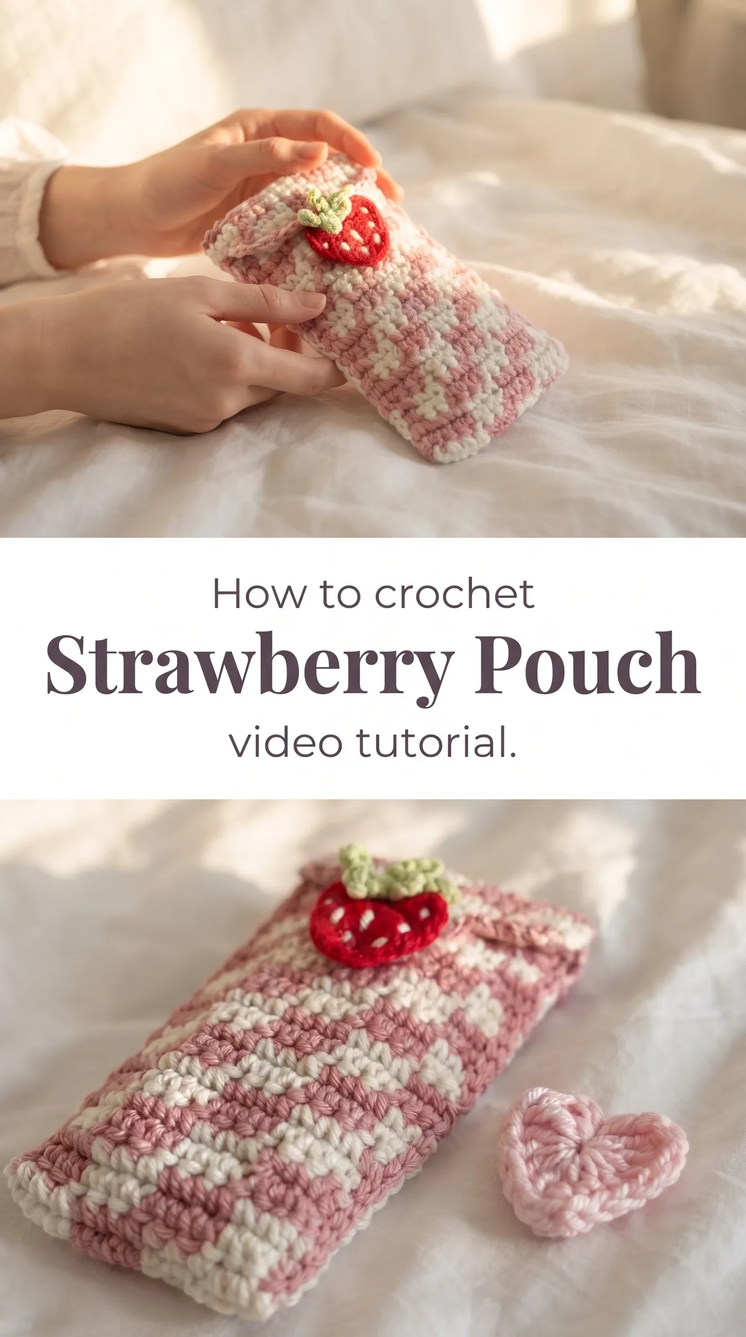 Crochet Strawberry Pouch: A Sweet and Charming Accessory