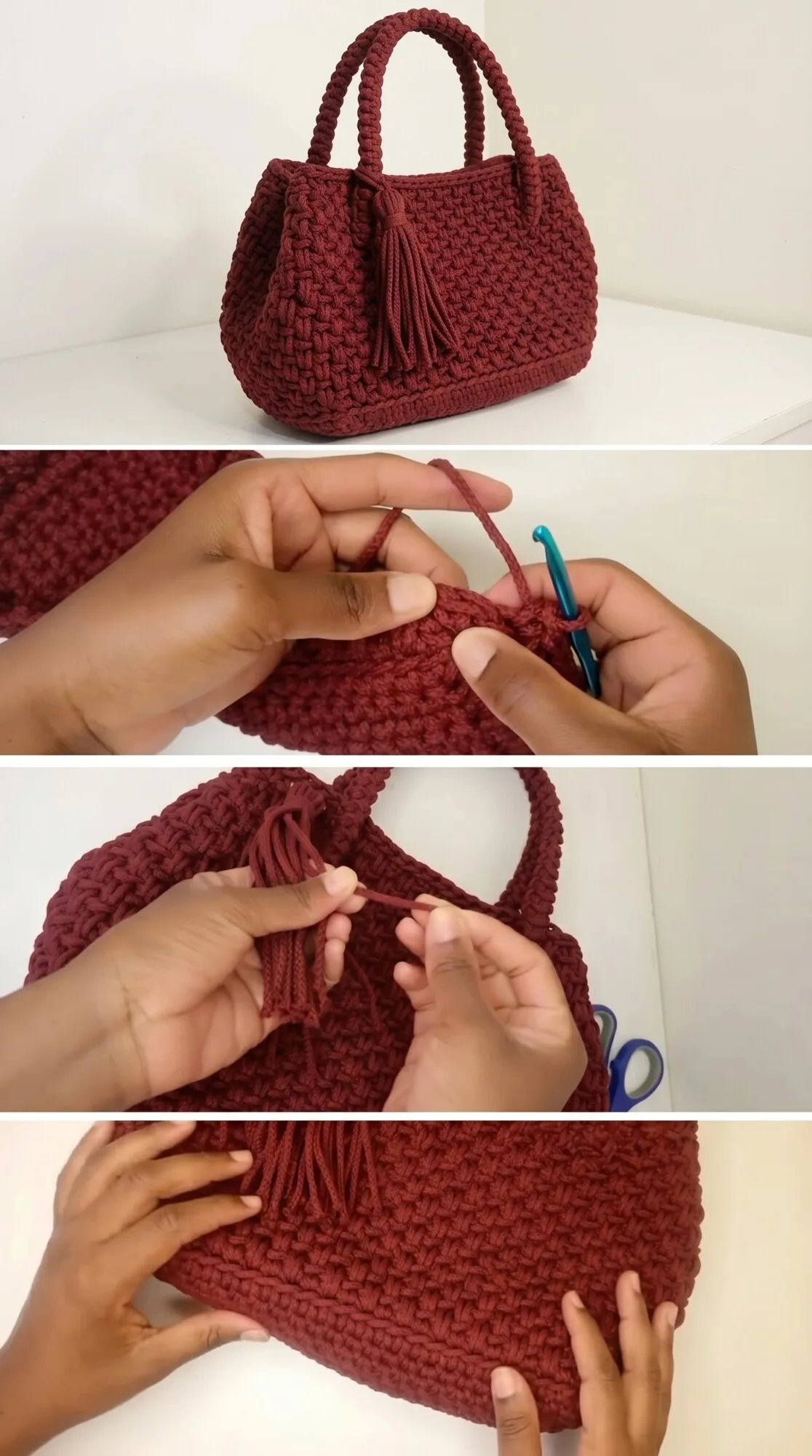 Crochet Structured Handbag: A Chic Everyday Essential pattern