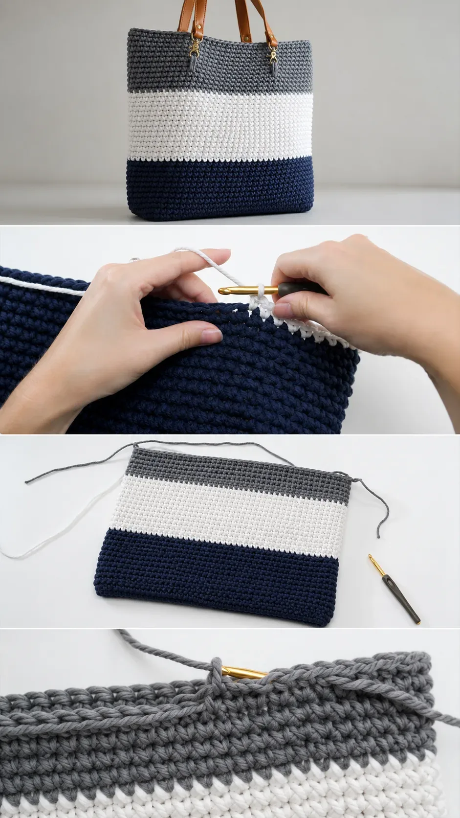 Crochet Structured Tote: A Polished Everyday Essential pattern