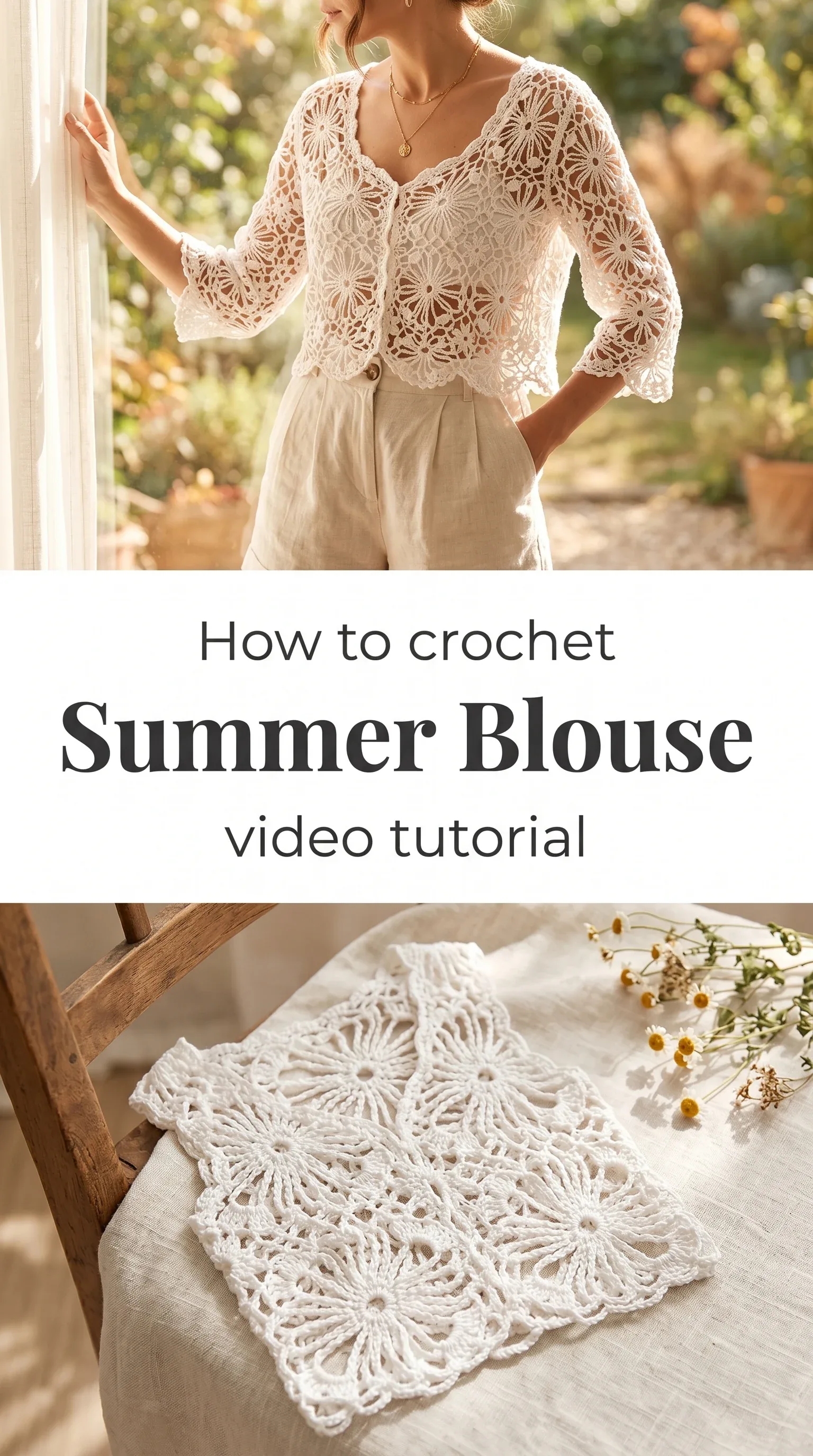 Crochet Summer Blouse: An Incredible Seasonal Essential