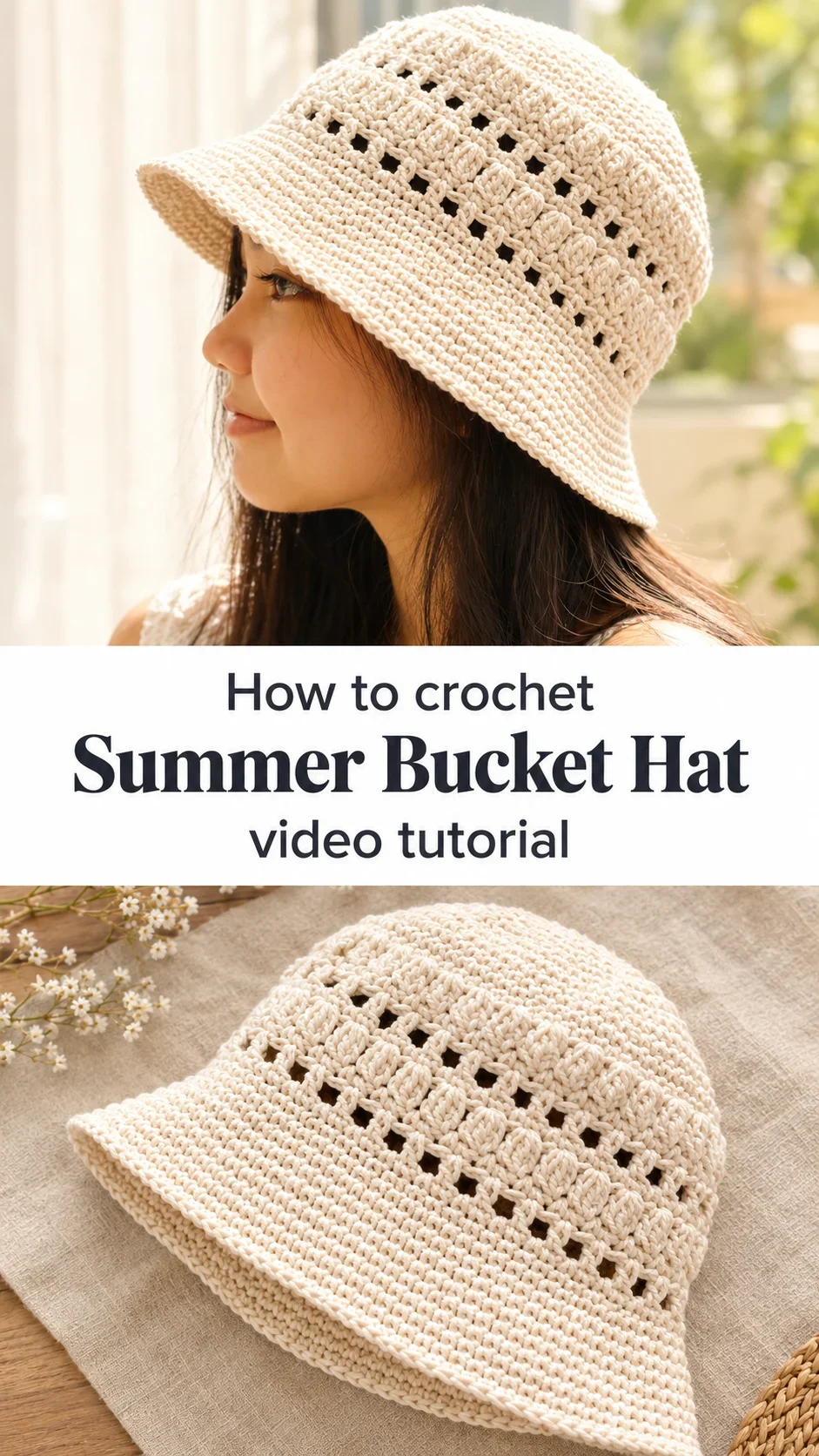 Crochet Summer Bucket Hat: A Chic Warm-Weather Essential