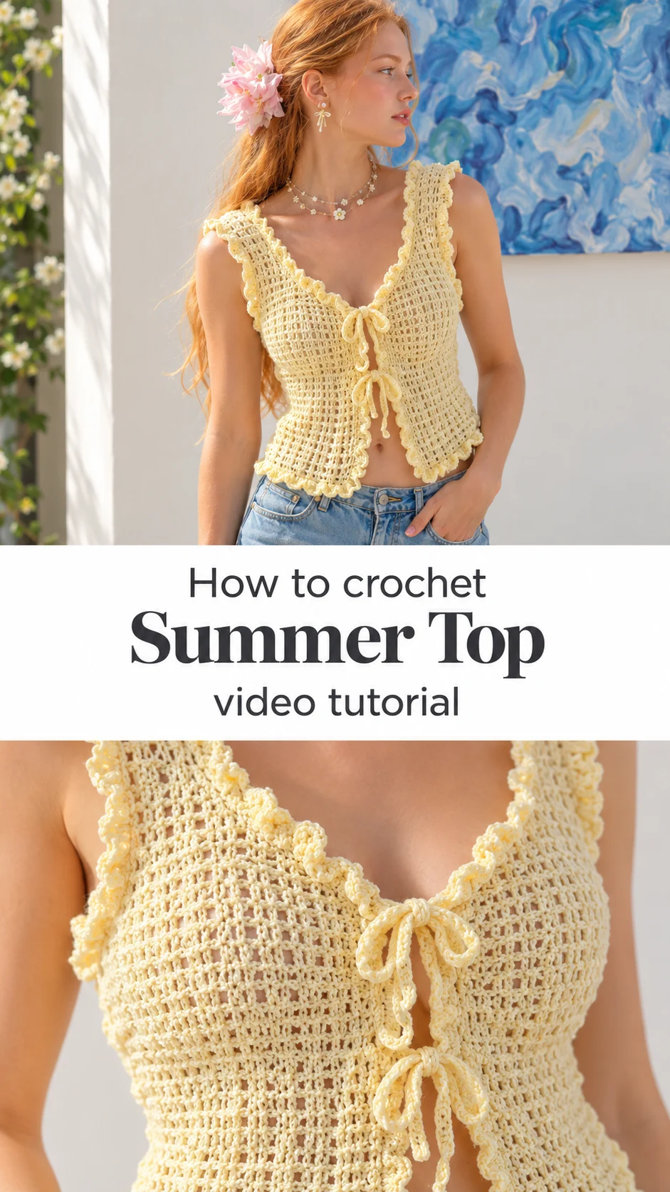 Crochet Summer Top: A Breezy and Feminine Classic