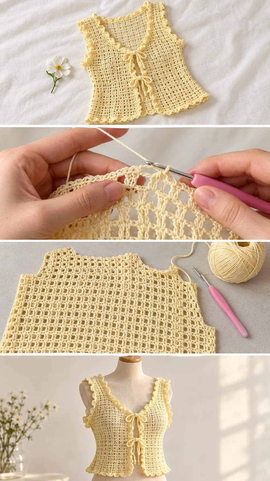 Crochet Summer Top: A Breezy and Feminine Classic pattern