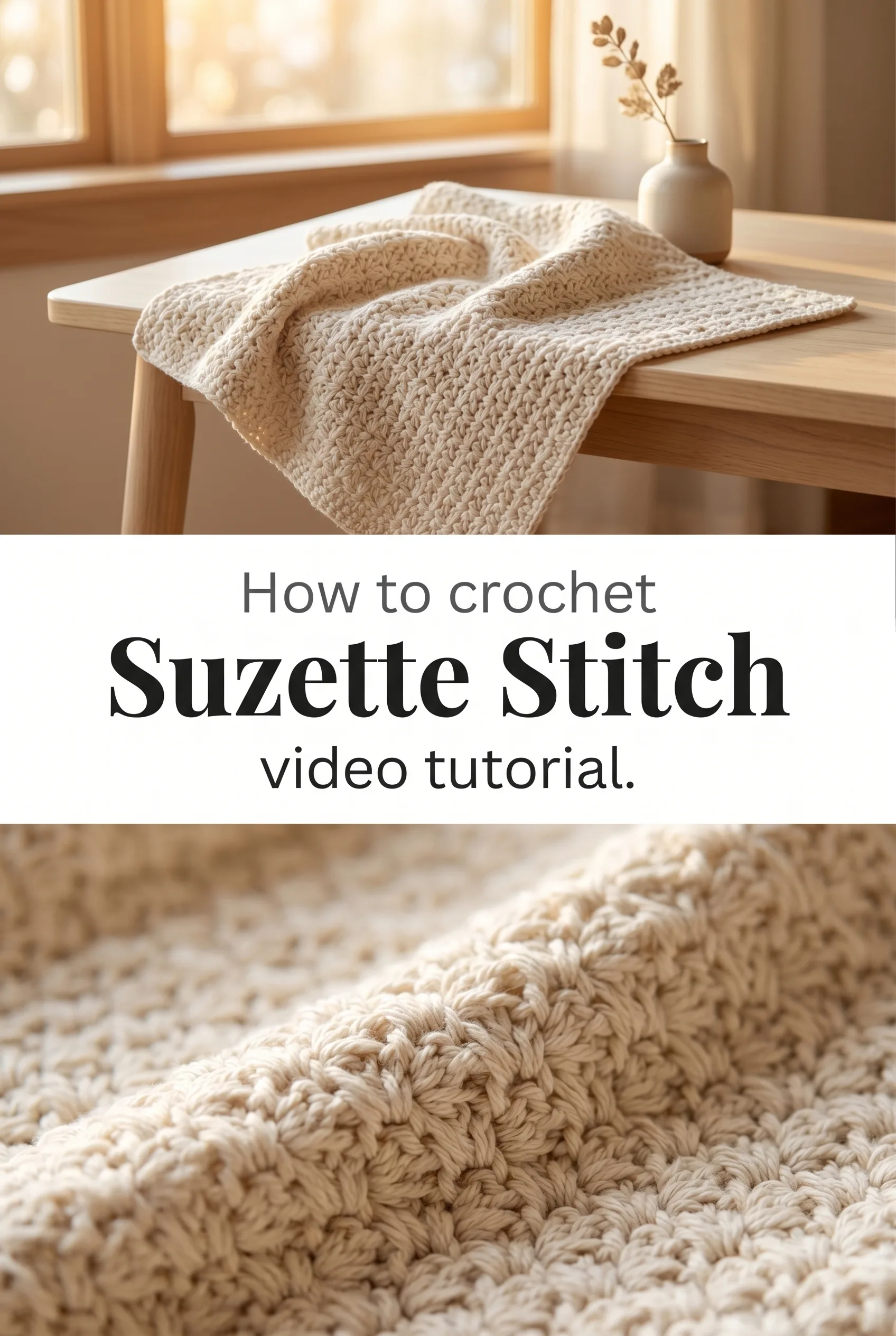 Crochet Suzette Stitch: A Textured and Timeless Technique