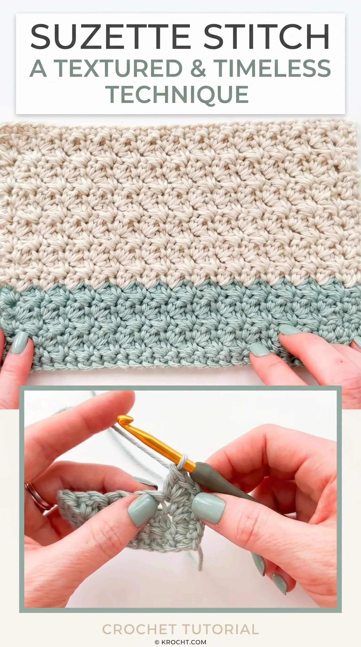 Crochet Suzette Stitch: A Textured and Timeless Technique pattern