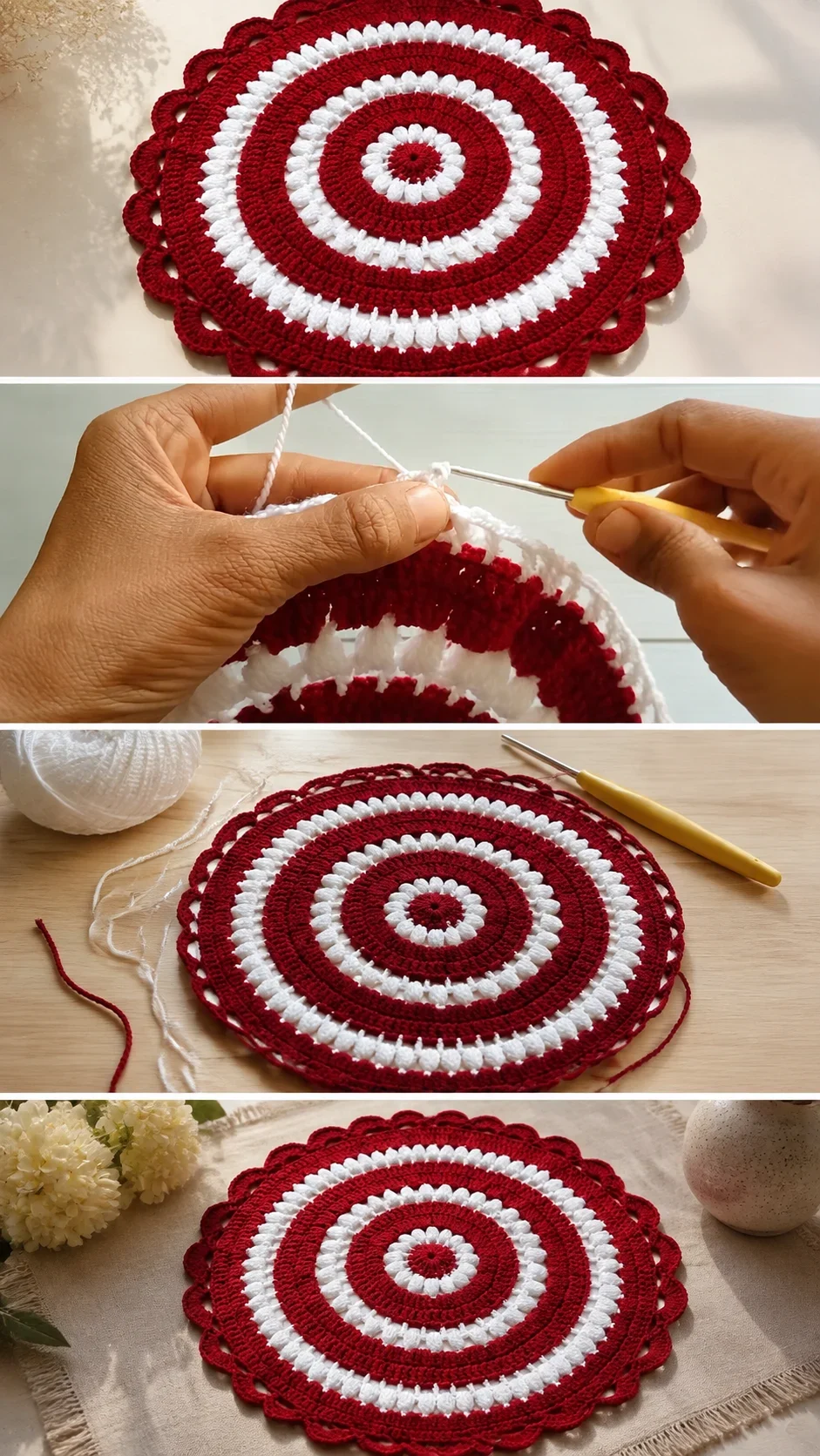 Crochet Table Doily: A Timeless Decorative Accent pattern