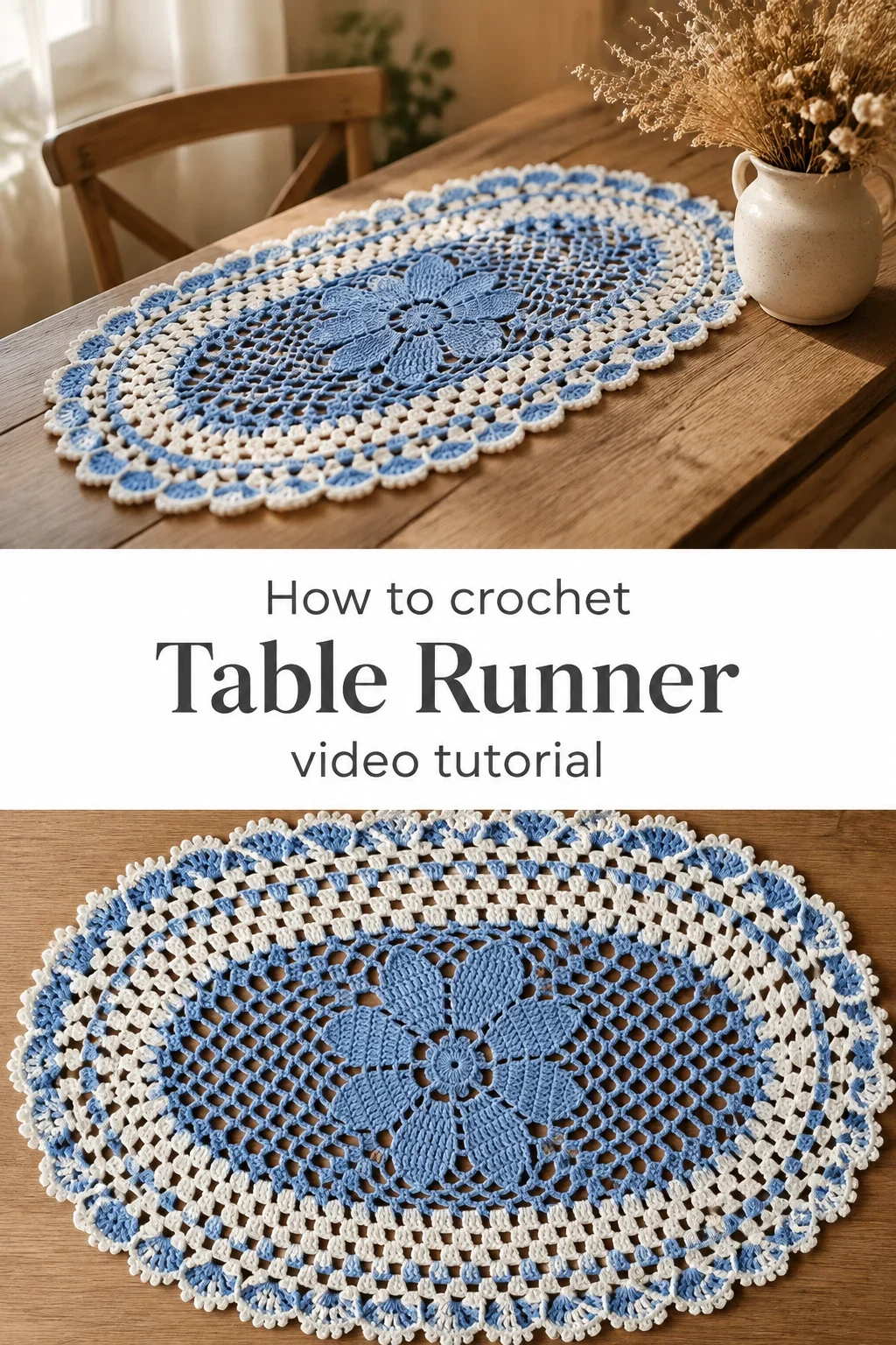 Crochet Table Runner: A Chic and Timeless Centerpiece