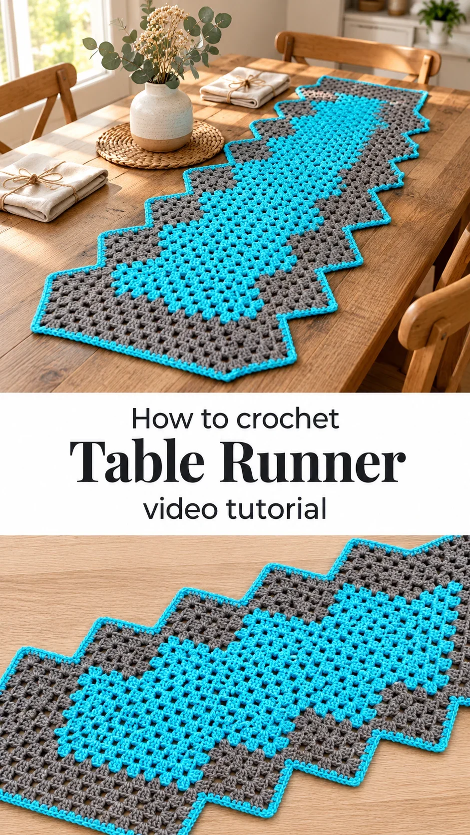 Crochet Table Runner: A Modern and Elegant Accent