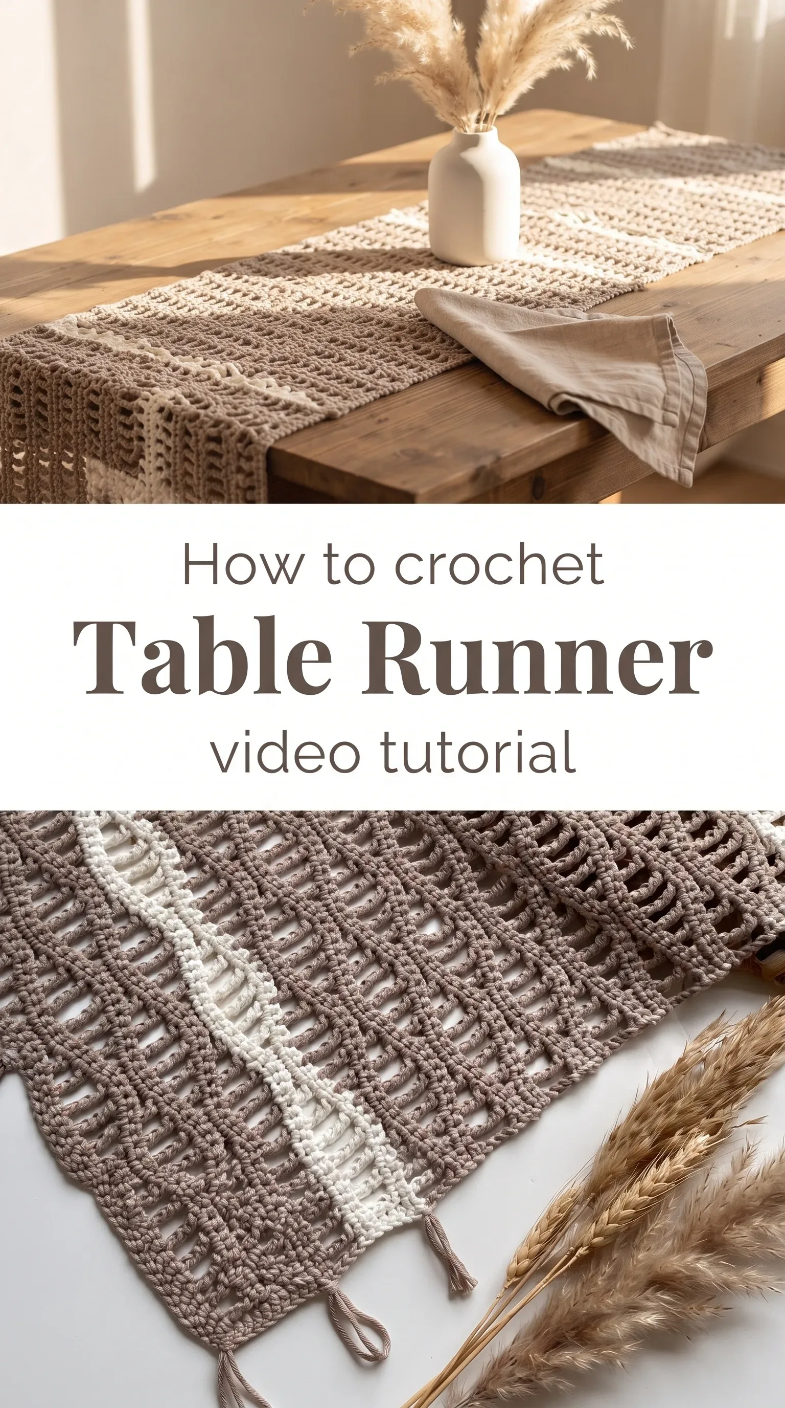 Crochet Table Runner: A Timeless Dining Accent