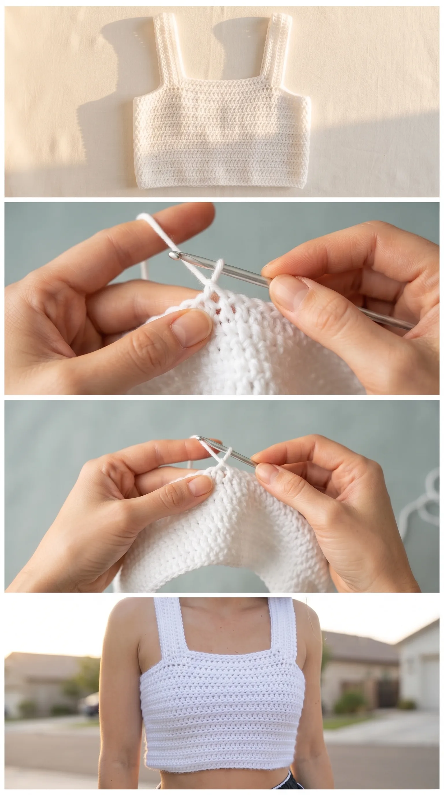 Crochet Tank Top: A Breezy Summer Essential pattern