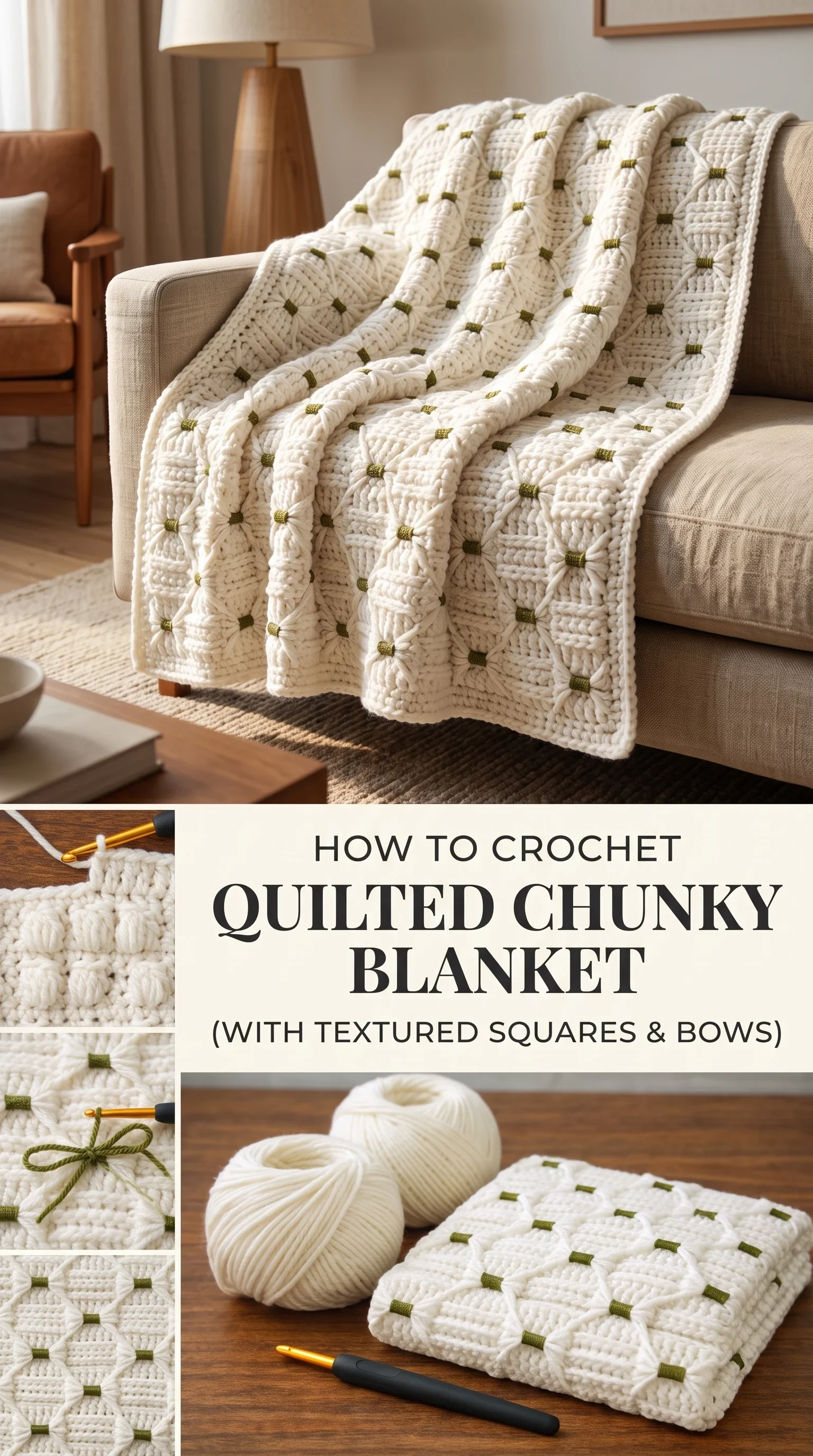 Crochet Textured Blanket: A Luxurious Handmade Essential