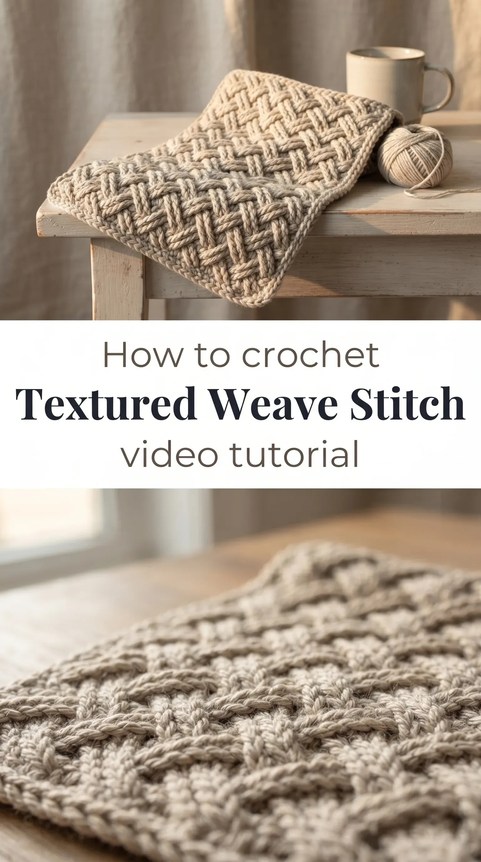 Crochet Textured Stitch: A Beautiful New Discovery