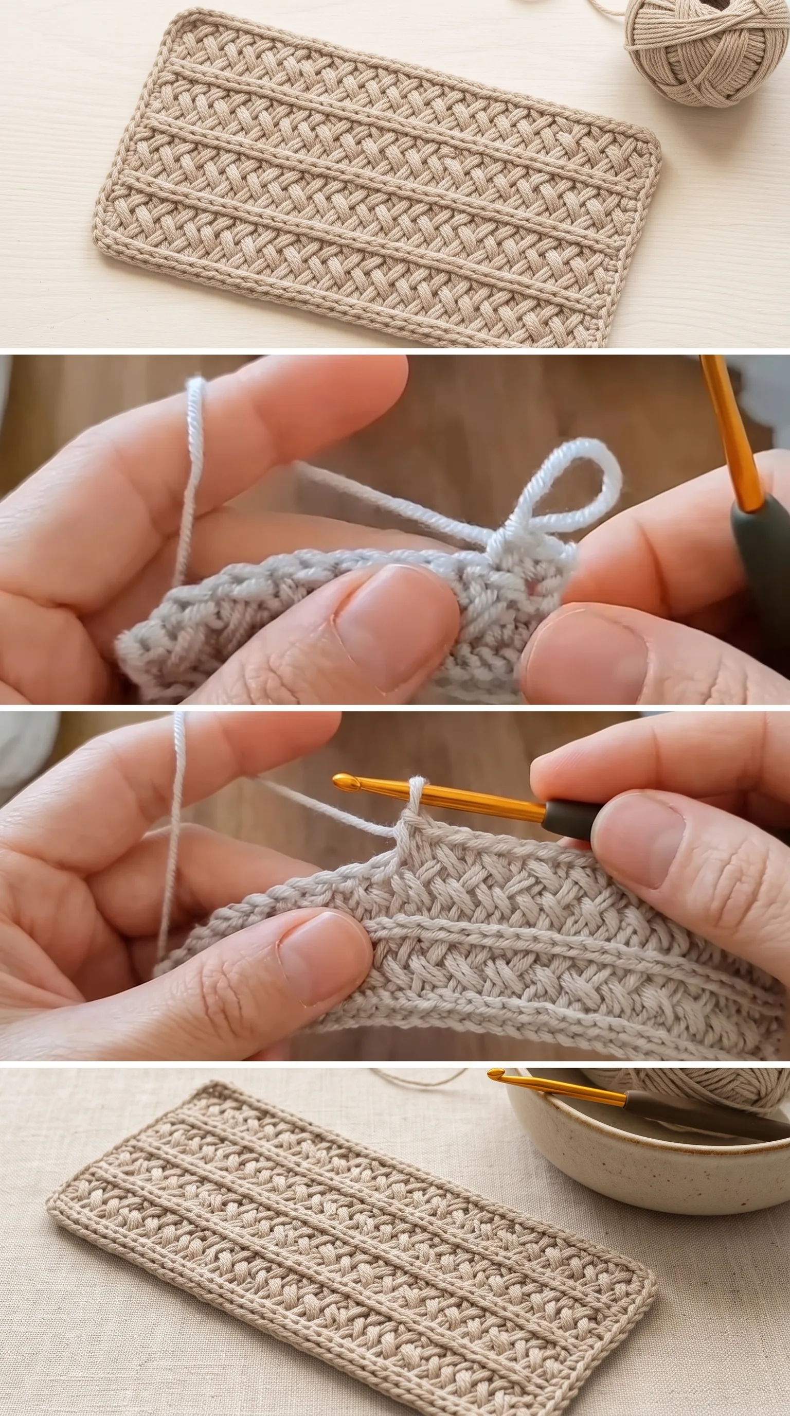 Crochet Textured Stitch: A Beautiful New Discovery pattern