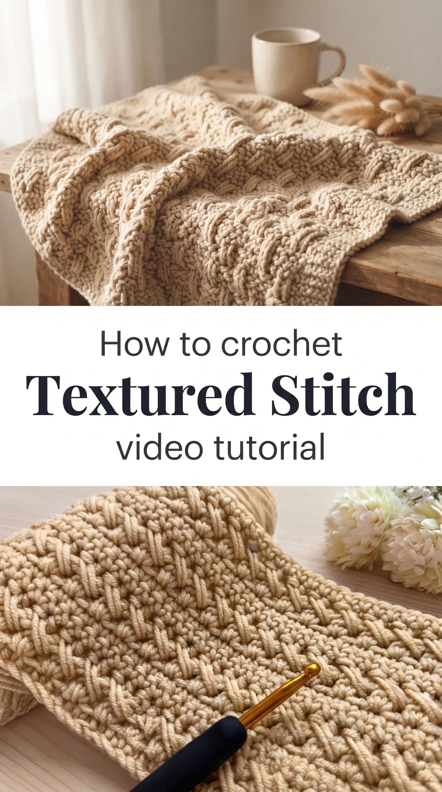 Crochet Textured Stitch: A Versatile Classic Design