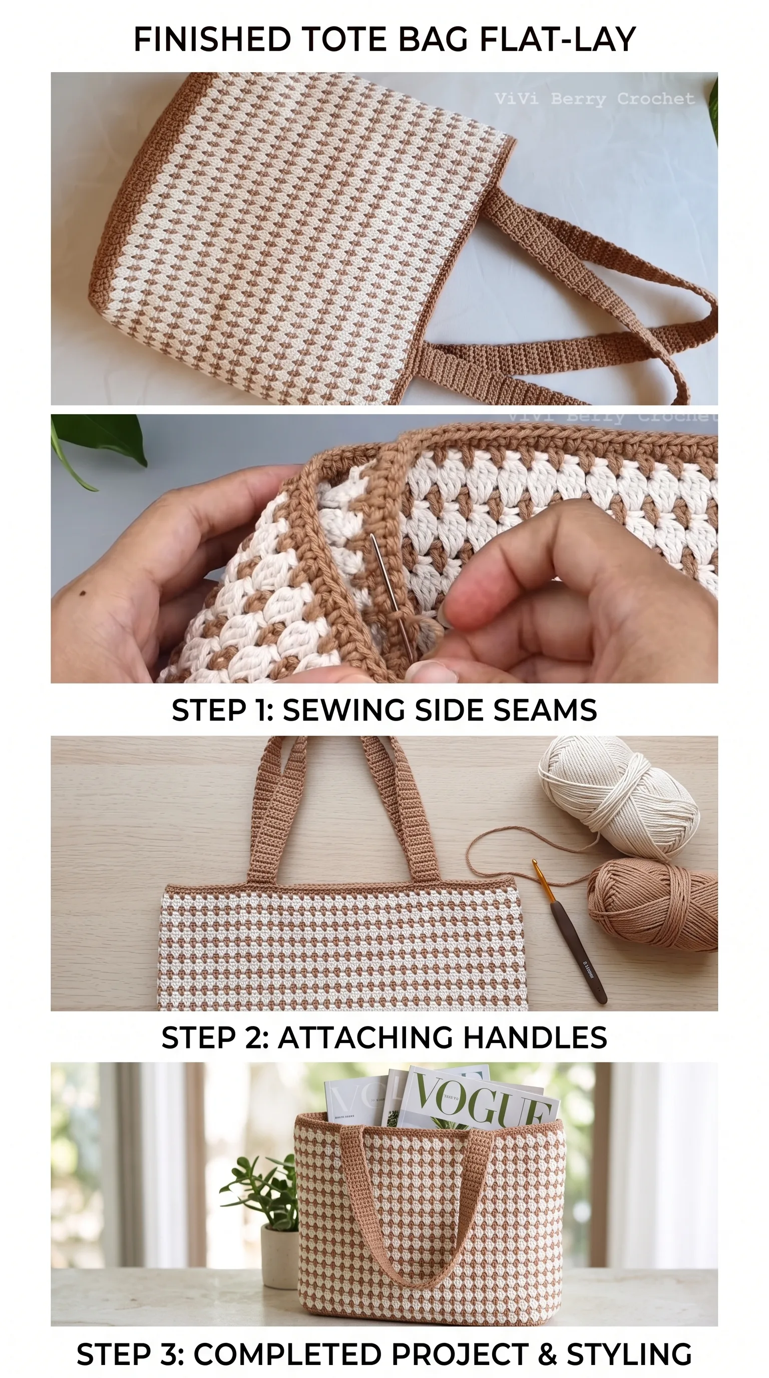 Crochet Tote Bag: A Practical Everyday Essential pattern