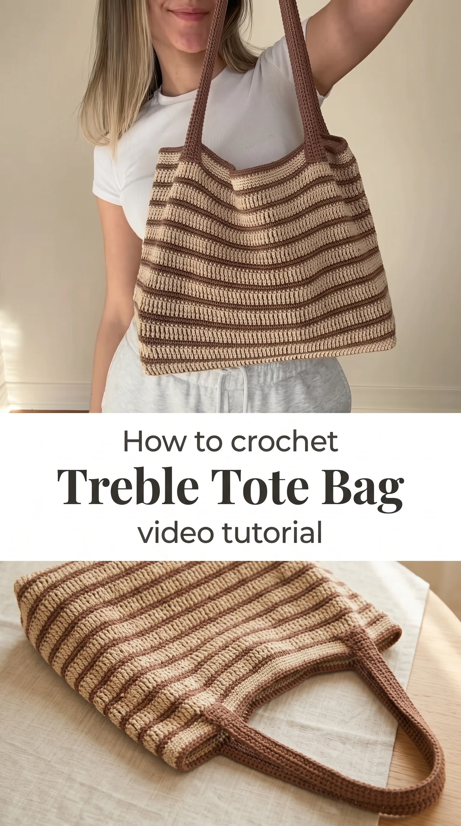 Crochet Treble Tote Bag: A Textured Summer Essential
