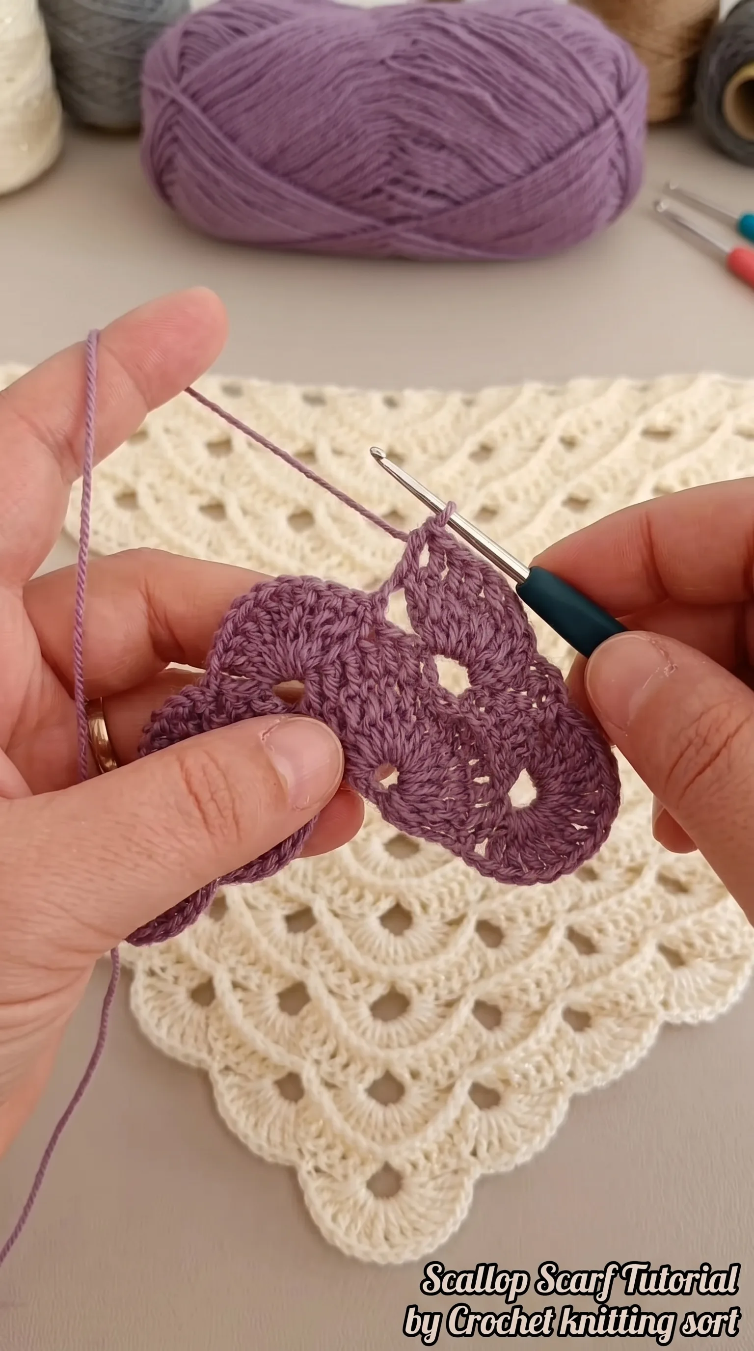 Crochet Triangle Scarf: A Simple and Stylish Accessory pattern