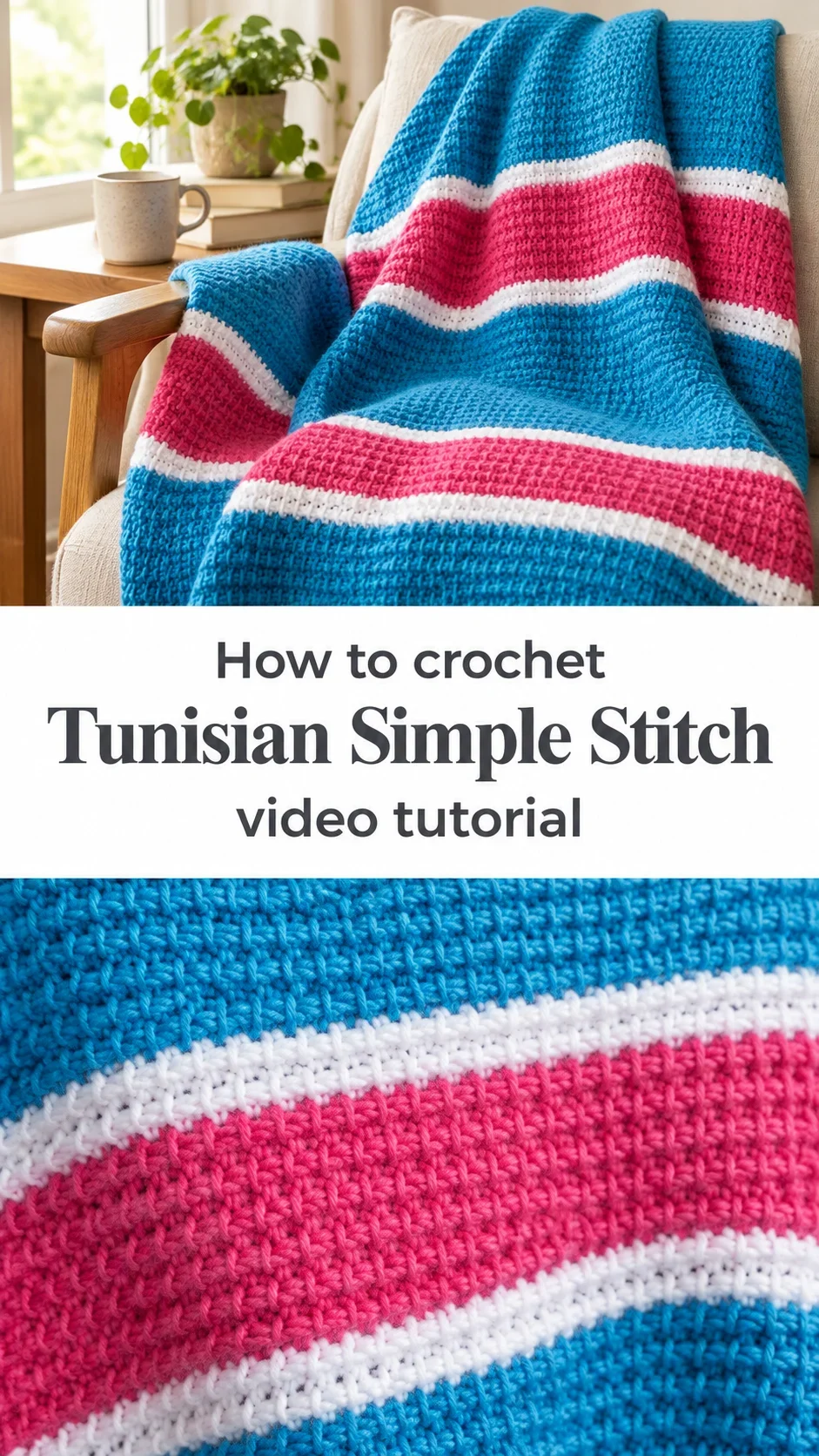 Crochet Tunisian Simple Stitch: A Timeless Textile Craft