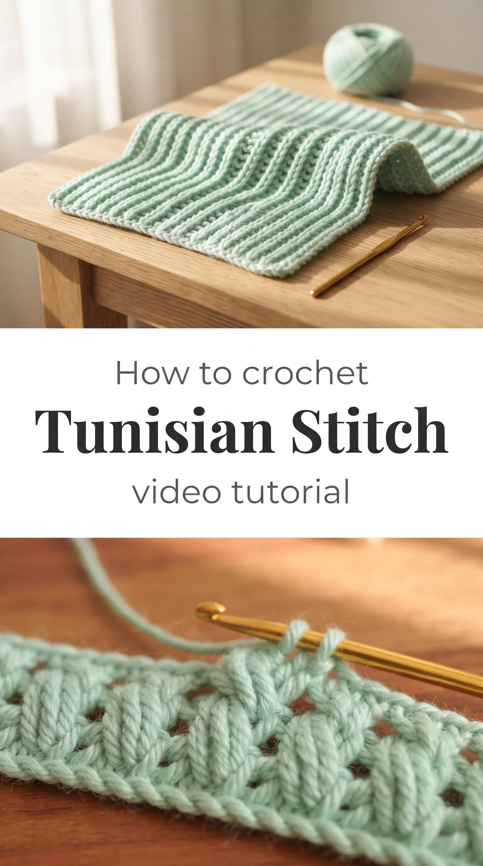 Crochet Tunisian Stitch: A Beautiful Textured Design