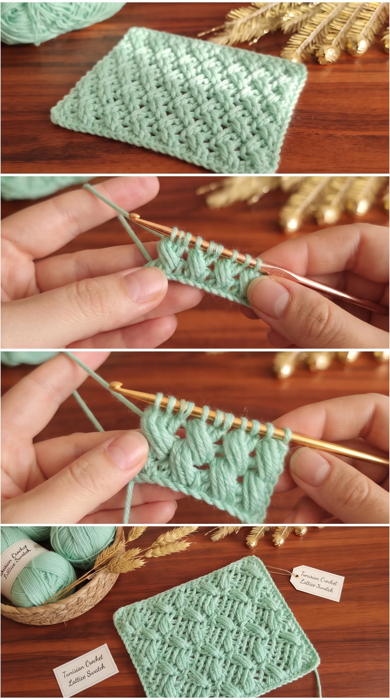 Crochet Tunisian Stitch: A Beautiful Textured Design pattern