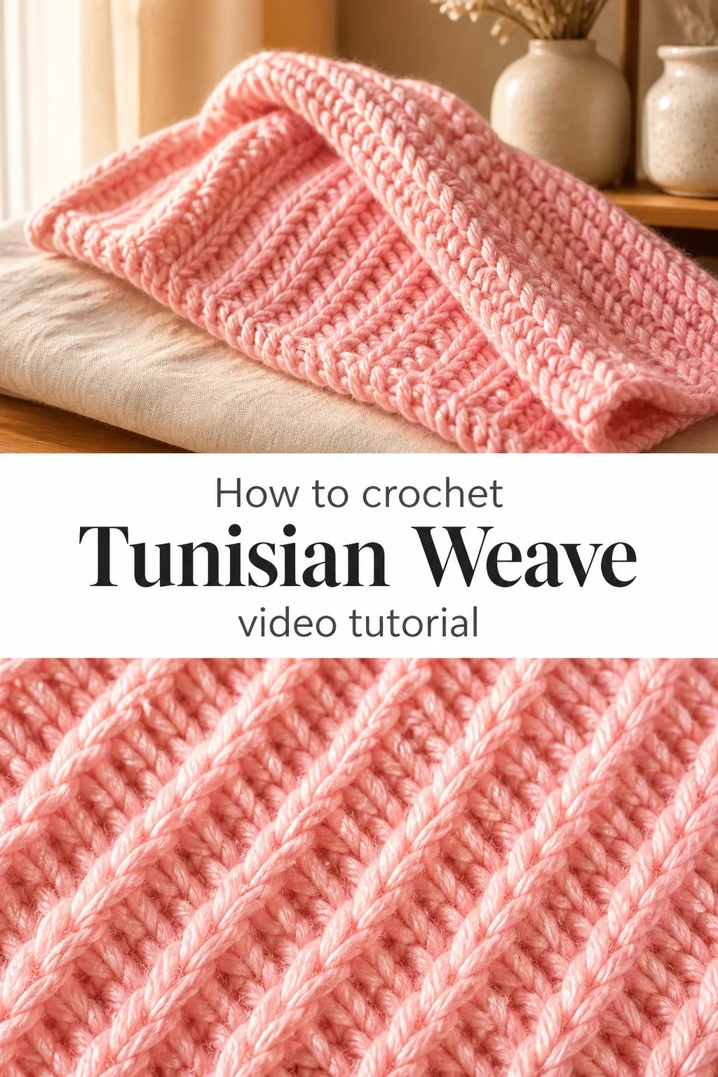Crochet Tunisian Weave: A Textured and Timeless Craft