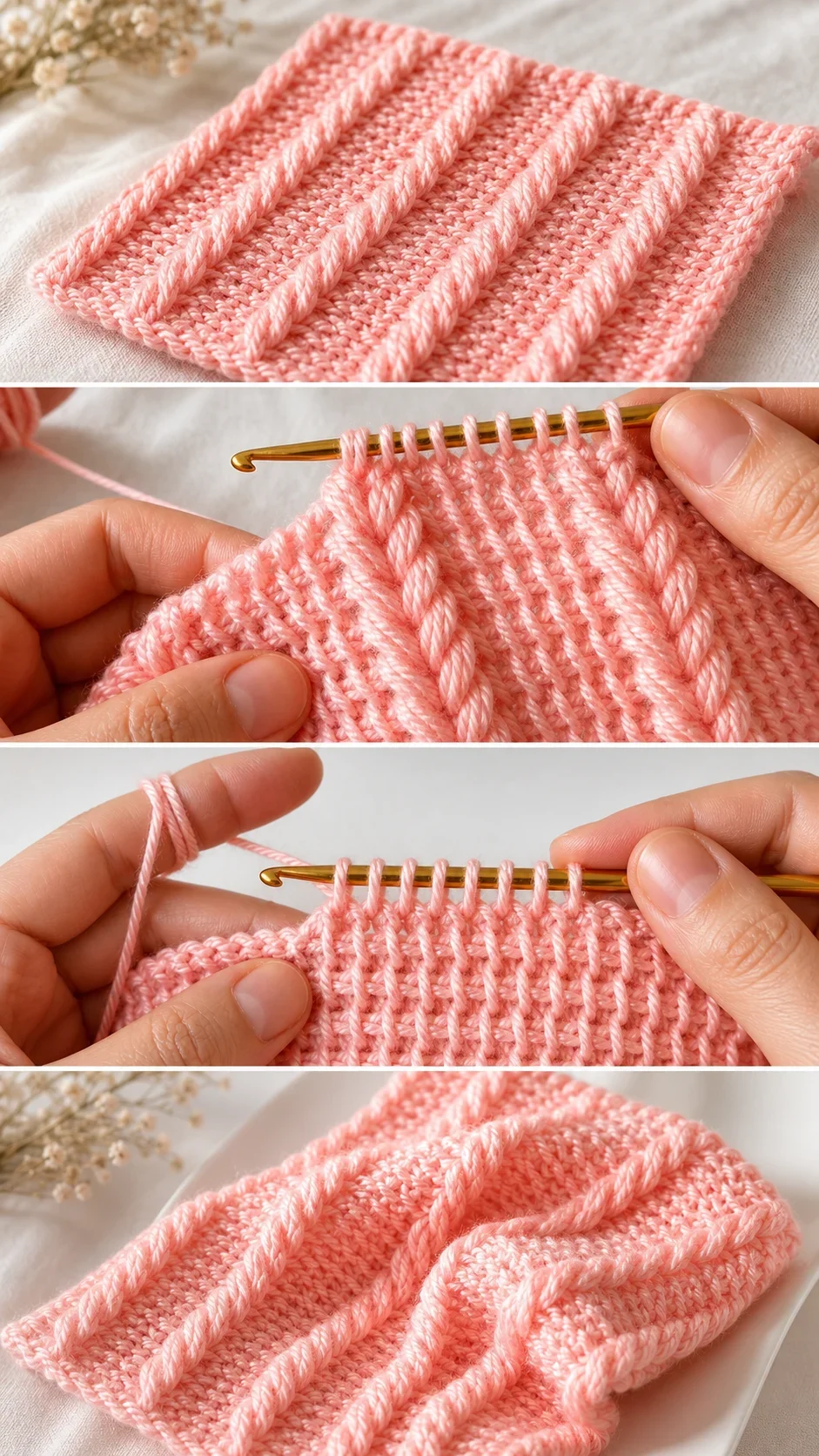 Crochet Tunisian Weave: A Textured and Timeless Craft pattern