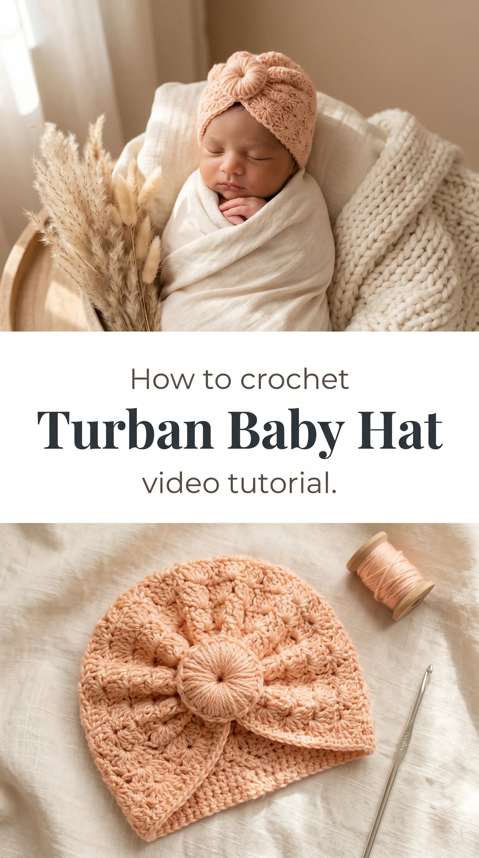 Crochet Turban Baby Hat: A Sweet Handmade Essential