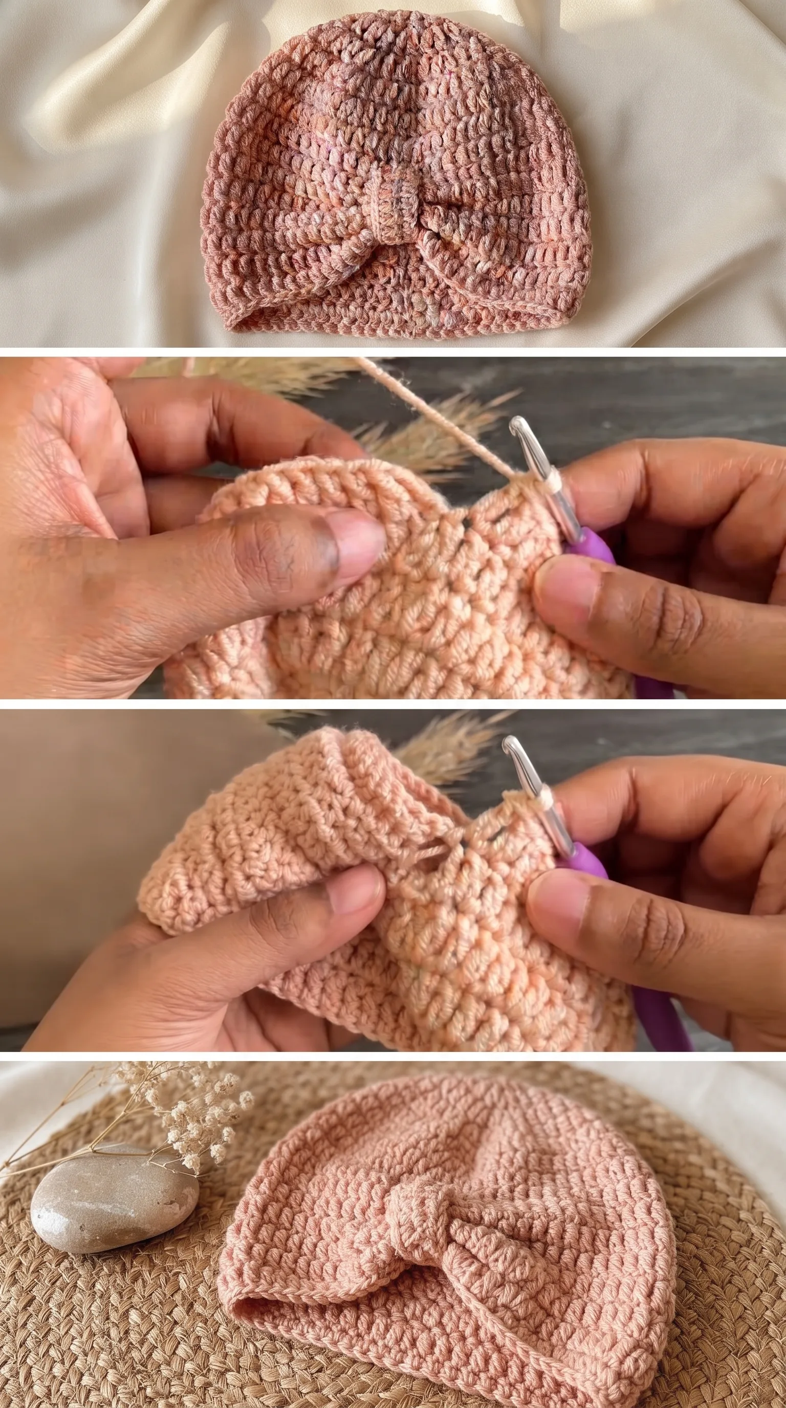 Crochet Turban Baby Hat: A Sweet Handmade Essential pattern