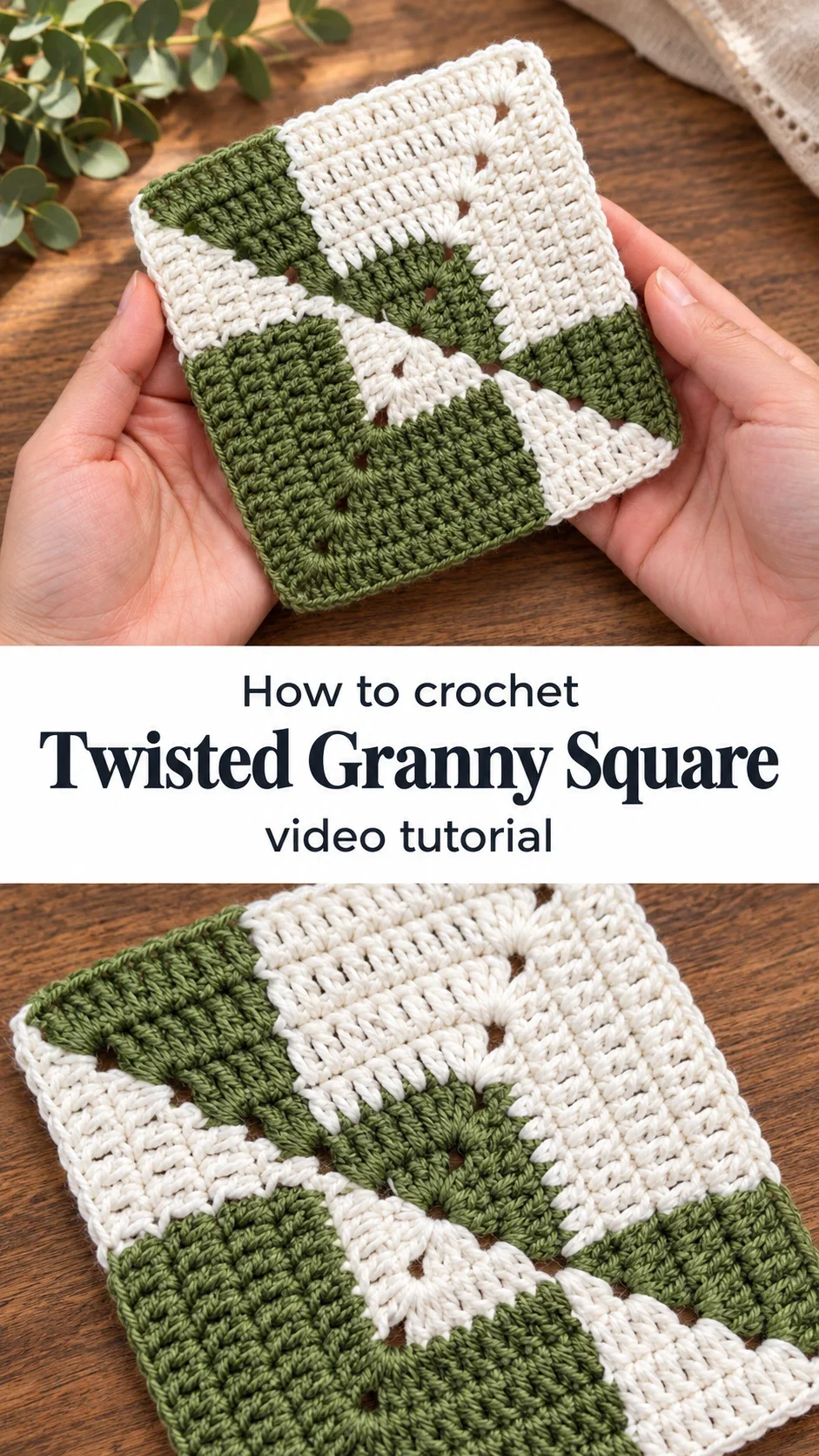 Crochet Twisted Granny Square: A Modern Timeless Classic