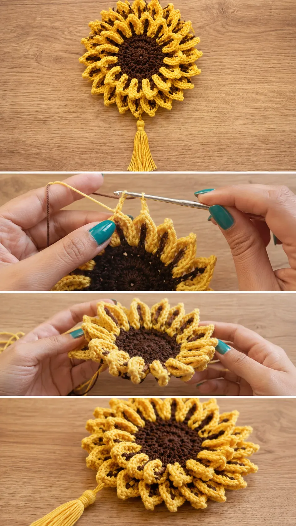Crochet Wind Spinner: A Whimsical Outdoor Accent pattern